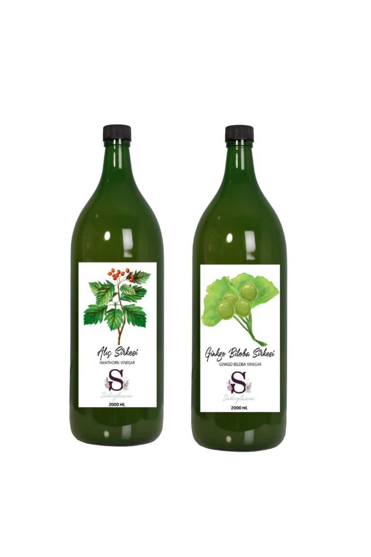 Süheylaana Doğal Alıç Sirkesi 2000 Ml - Doğal Ginkgo Biloba Sirkesi 2000 Ml