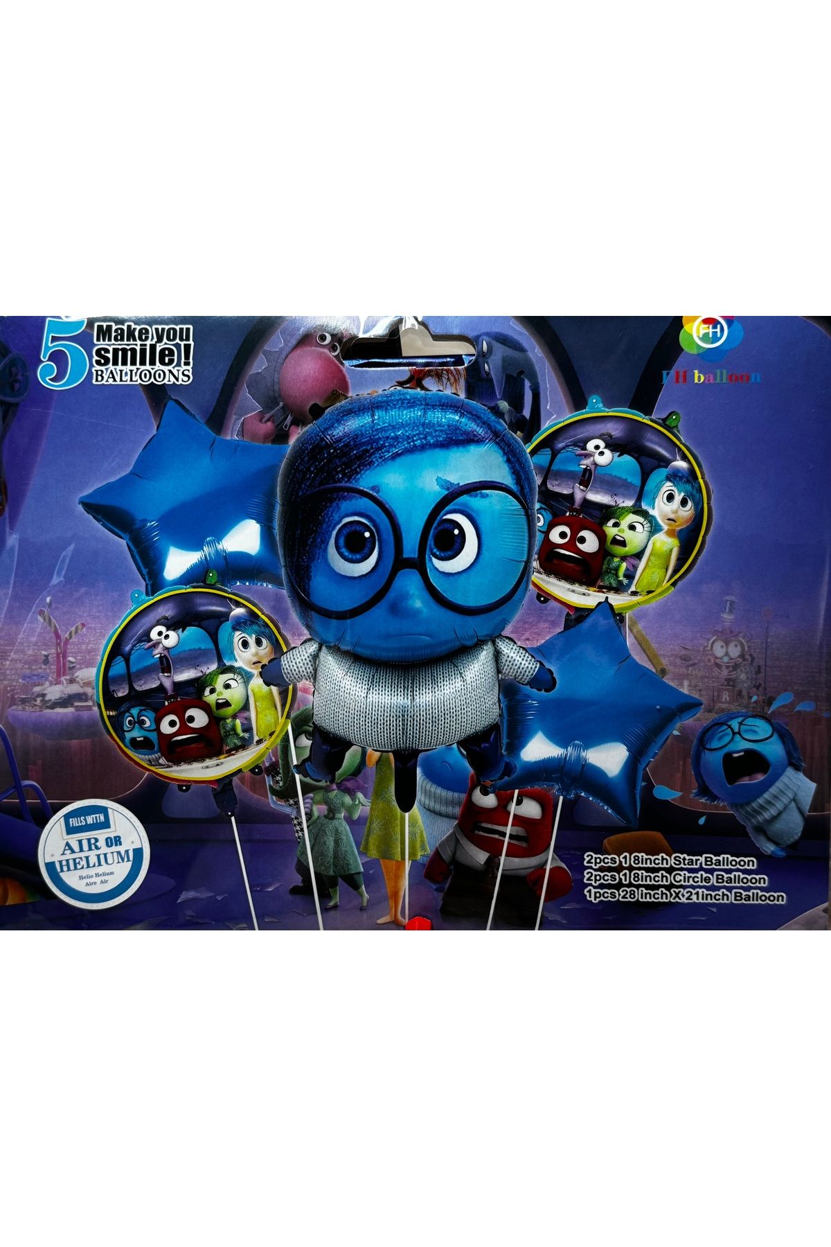 KATRİN Ters Yüz 5li folyo balon