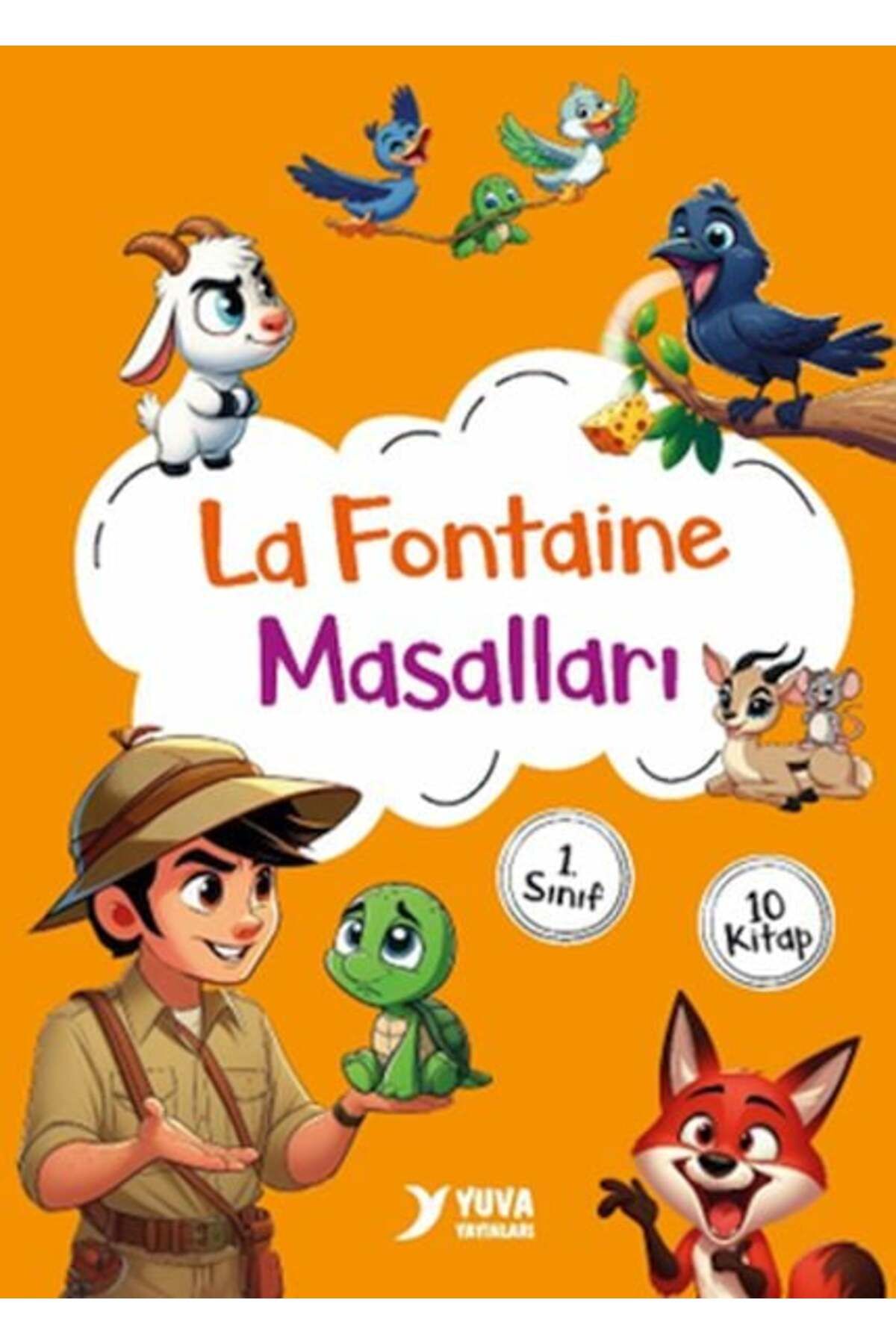 Destek Yayınları La Fontaine Masalları 1 Sınıf 10 Kitap