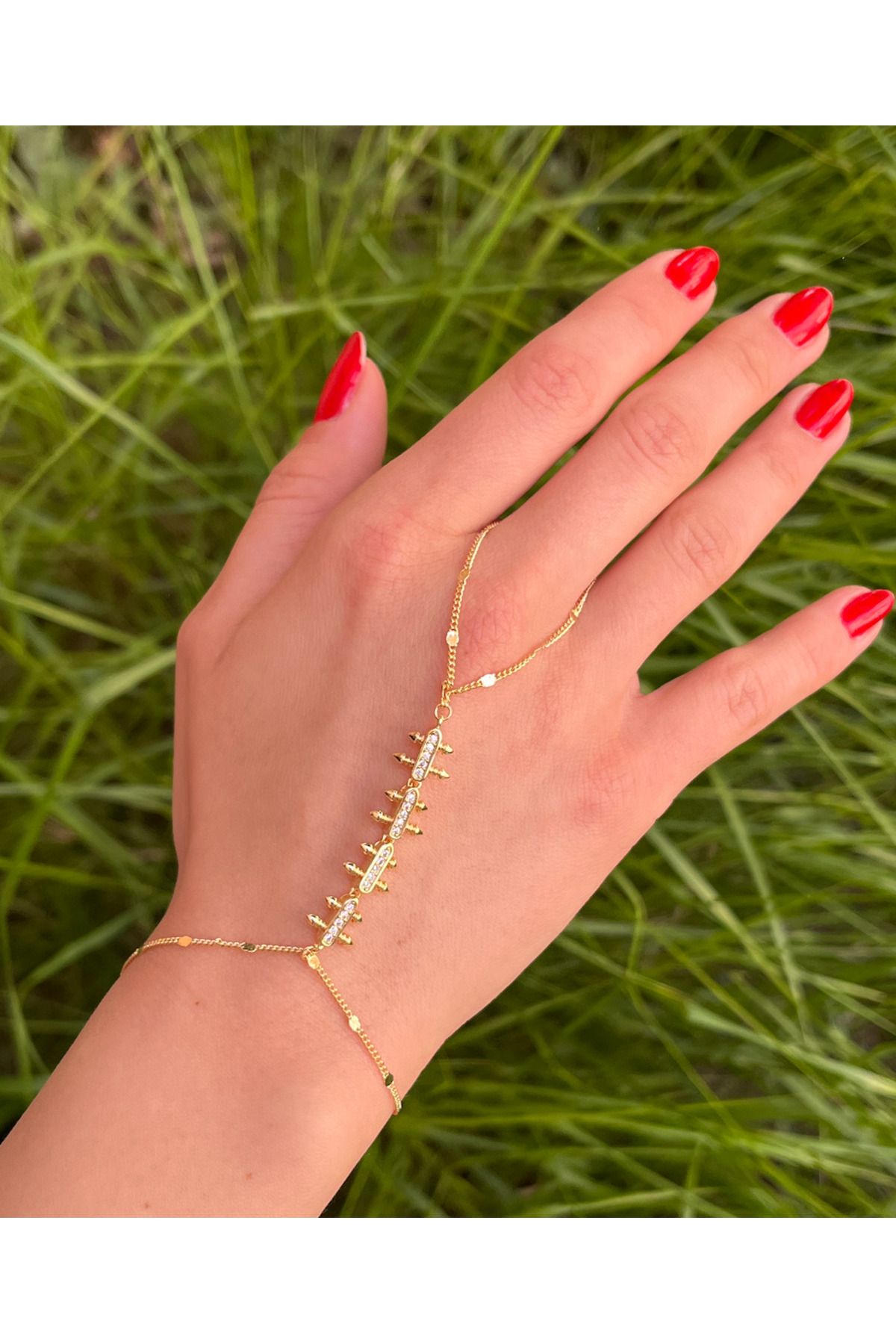 Aurella Accessories Zirkon Taşlı Şahmaran