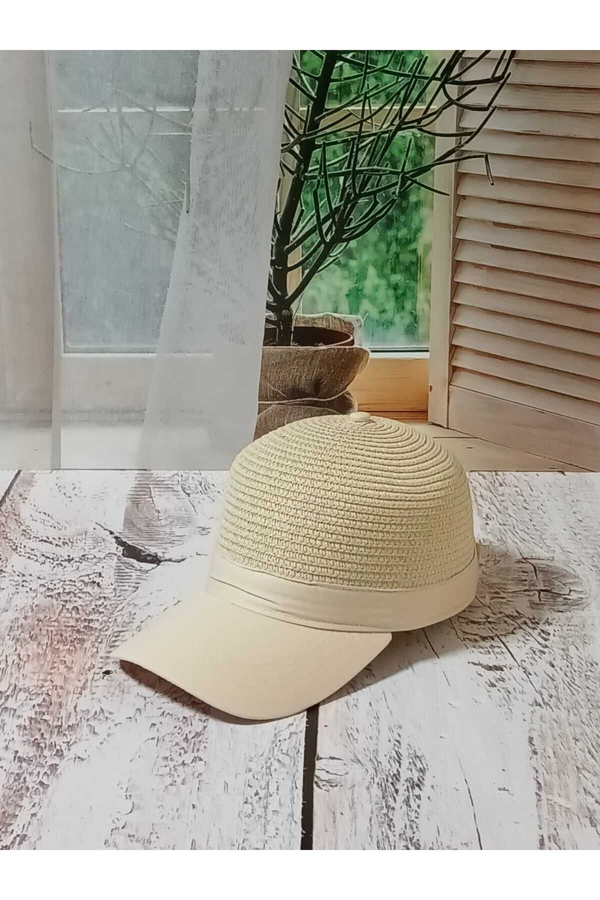 Aydmr Aksesuar Kadın Hasır Şapka