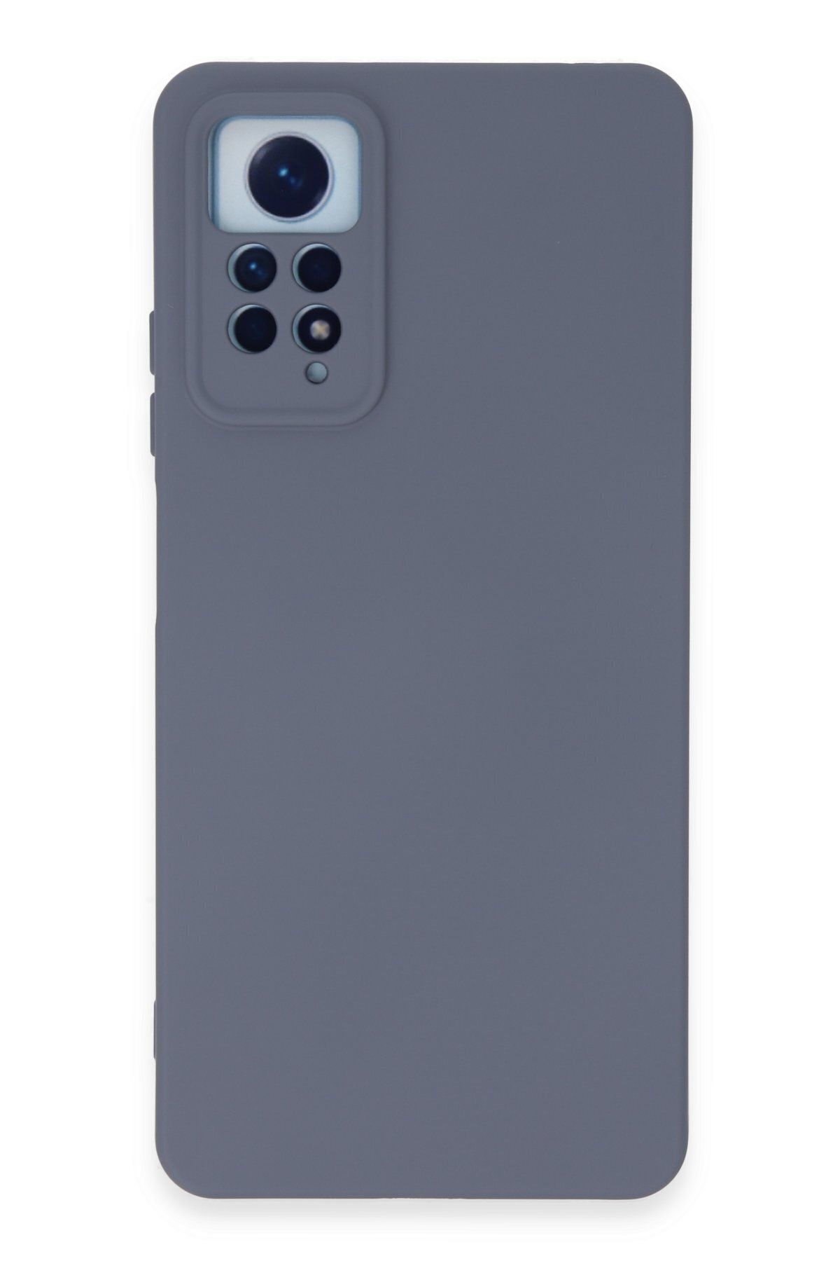 cepmoda Xiaomi Redmi Note 12 Pro 4G Telefon Kılıfı - Lansman, iÇi Süet/Kadife, Soft v2 - GRİ