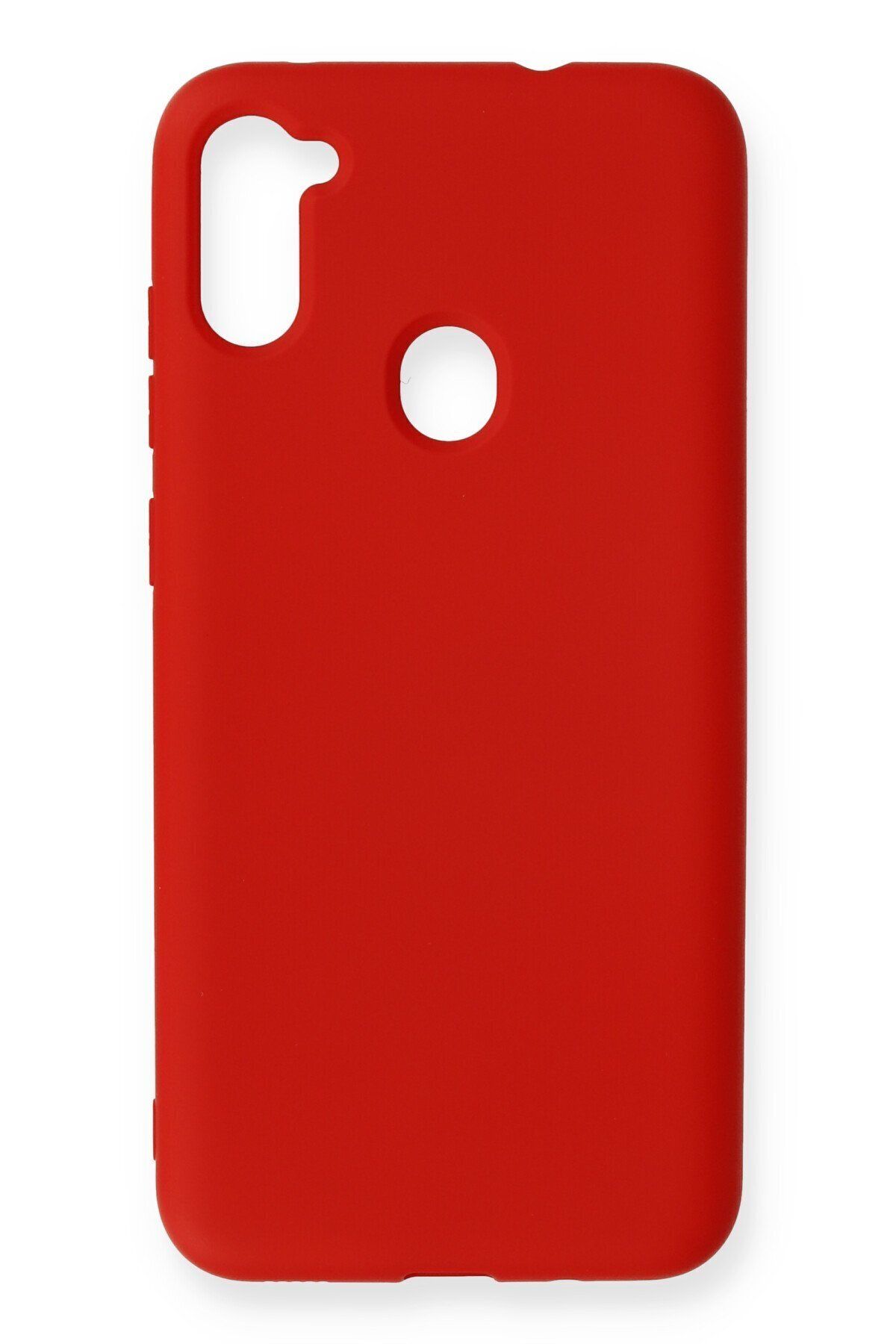 cepmoda Samsung Galaxy A11 / M11 Telefon Kılıfı - Lansman, iÇi Süet/Kadife, Soft v2 - KIRMIZI