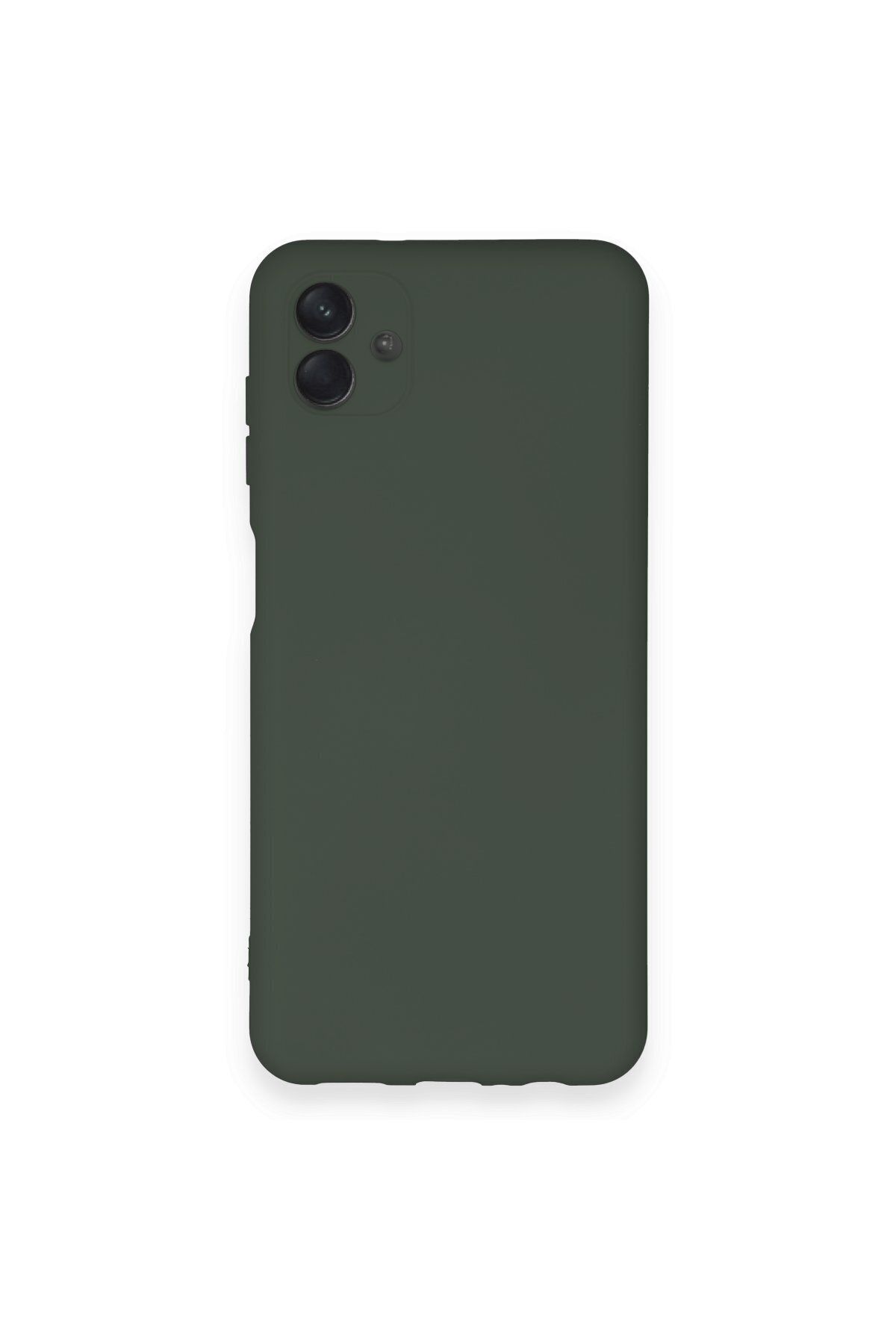 cepmoda Galaxy A04 Uyumlu - Cpmd içi kadife Soft-Nano Doku Kapak/Kılıf - KOYU YEŞİL