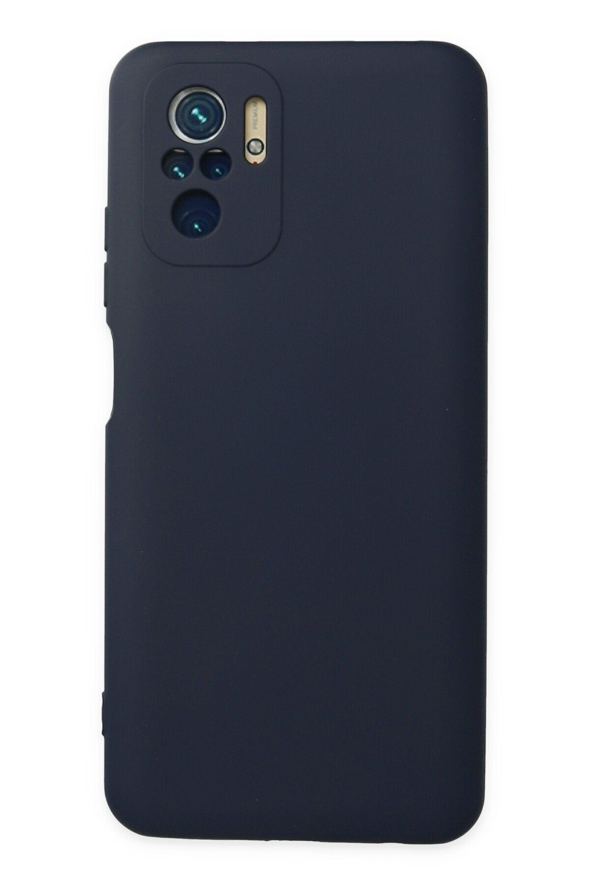 cepmoda Xiaomi Poco M5s - Cpmd içi kadife Soft-Nano Doku Kapak/Kılıf - LACİVERT