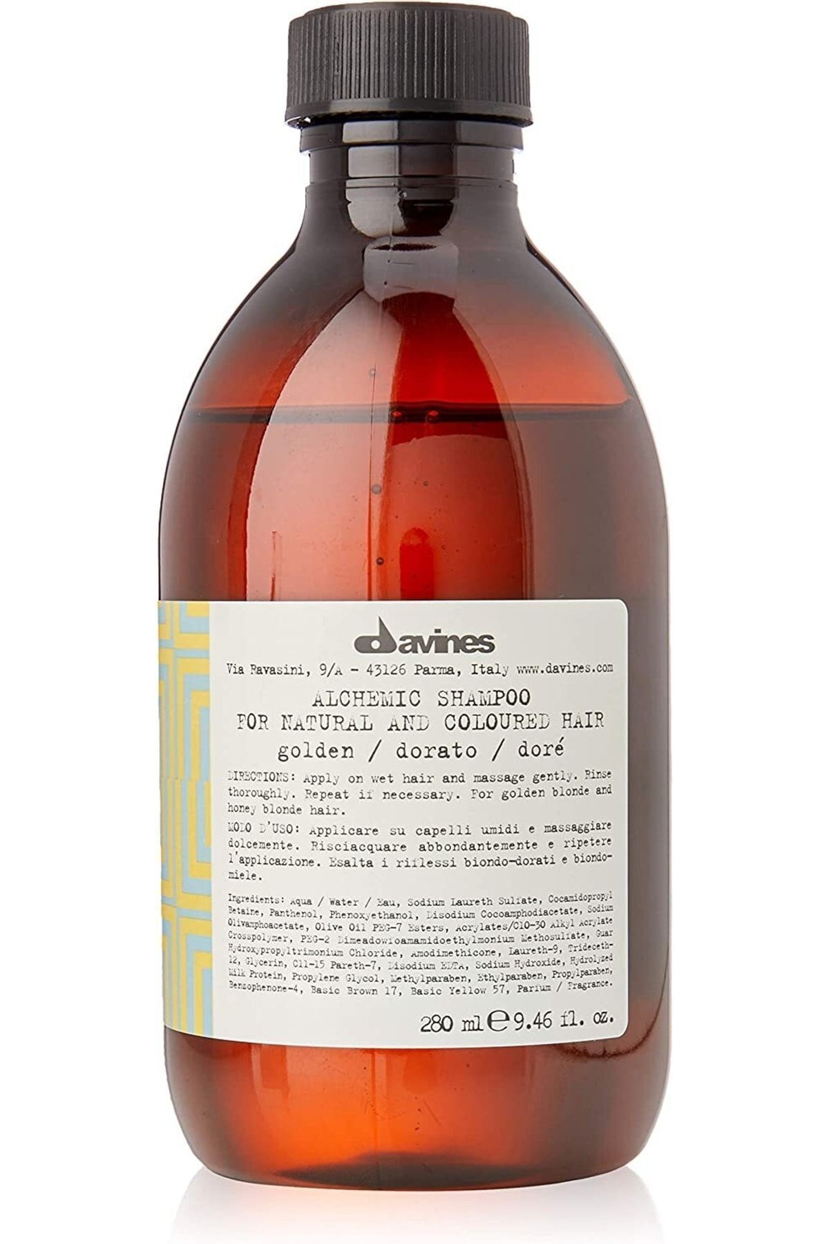 Davines Besleyici Alchemic saç bakım şampuanı Golden Sarı Saçlara Özel Şampuan 280ml 74 KUAFOREVA104