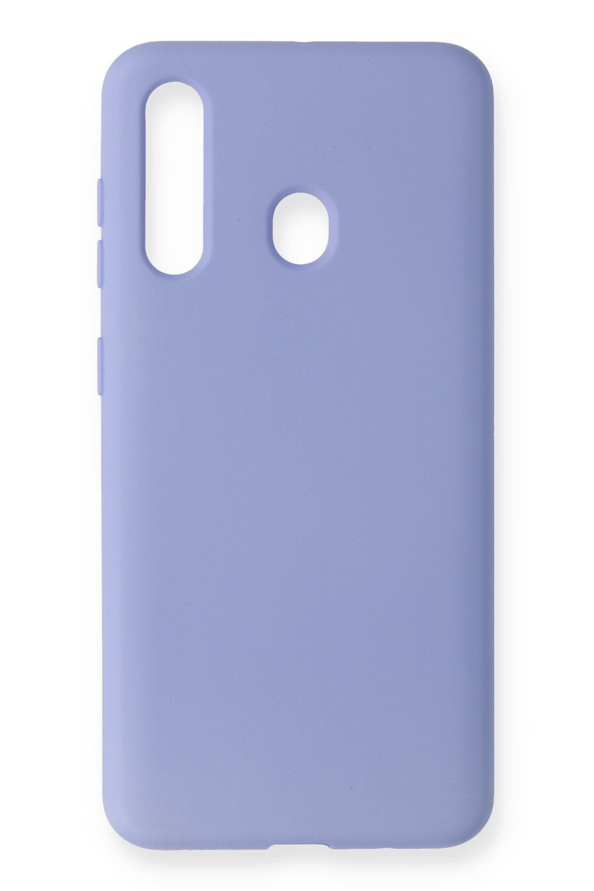 cepmoda Galaxy A60 Uyumlu - Cpmd içi kadife Soft-Nano Doku Kapak/Kılıf - LİLA