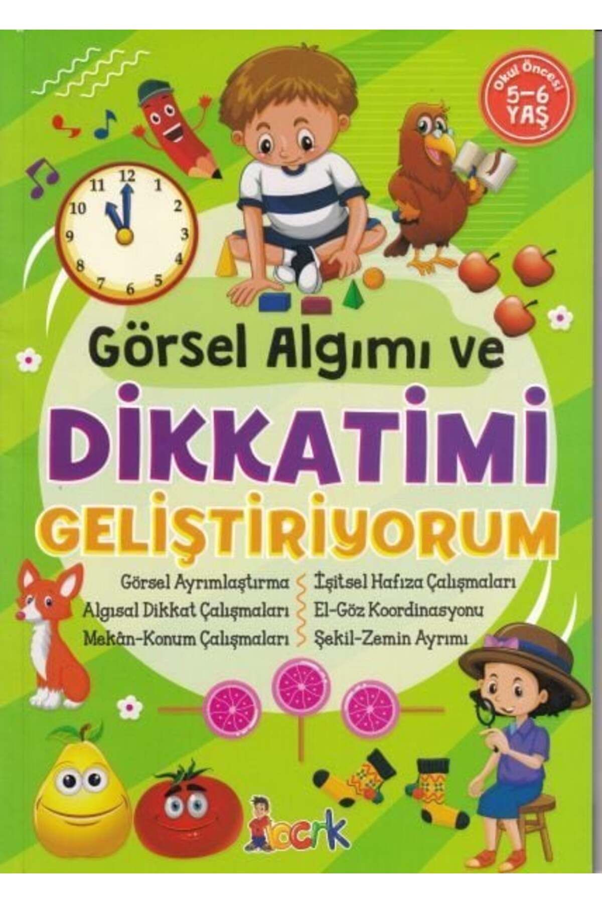 Destek Yayınları Görsel Algımı ve Dikkatimi Geliştiriyorum 56 Yaş