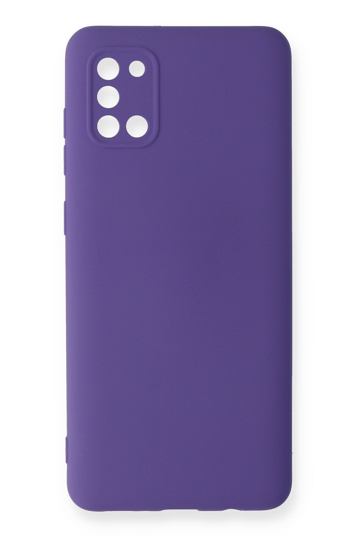 cepmoda Samsung Galaxy A31 Telefon Kılıfı - Lansman, iÇi Süet/Kadife, Soft v2 - MOR