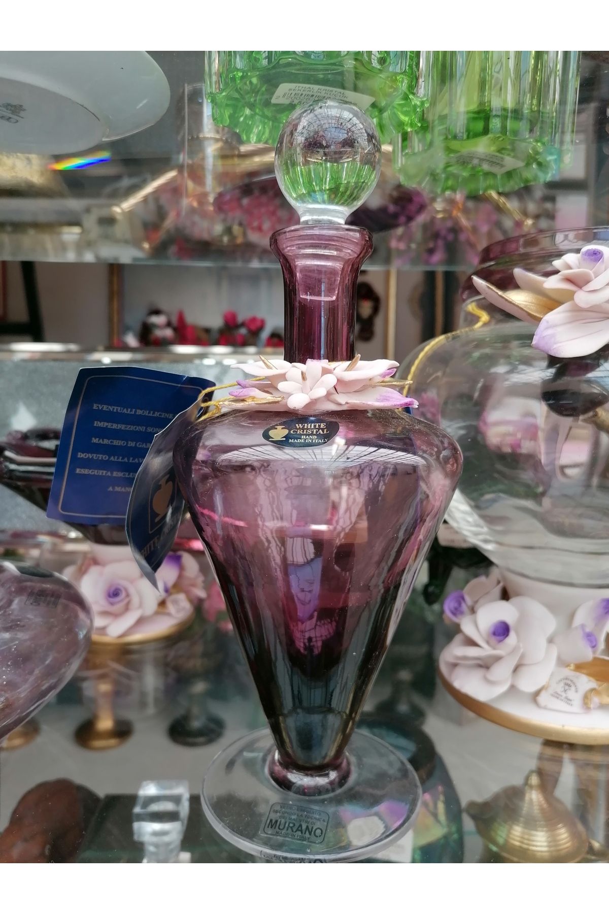 Kentdekor WHİTE CRYSTAL MURANO KARAF