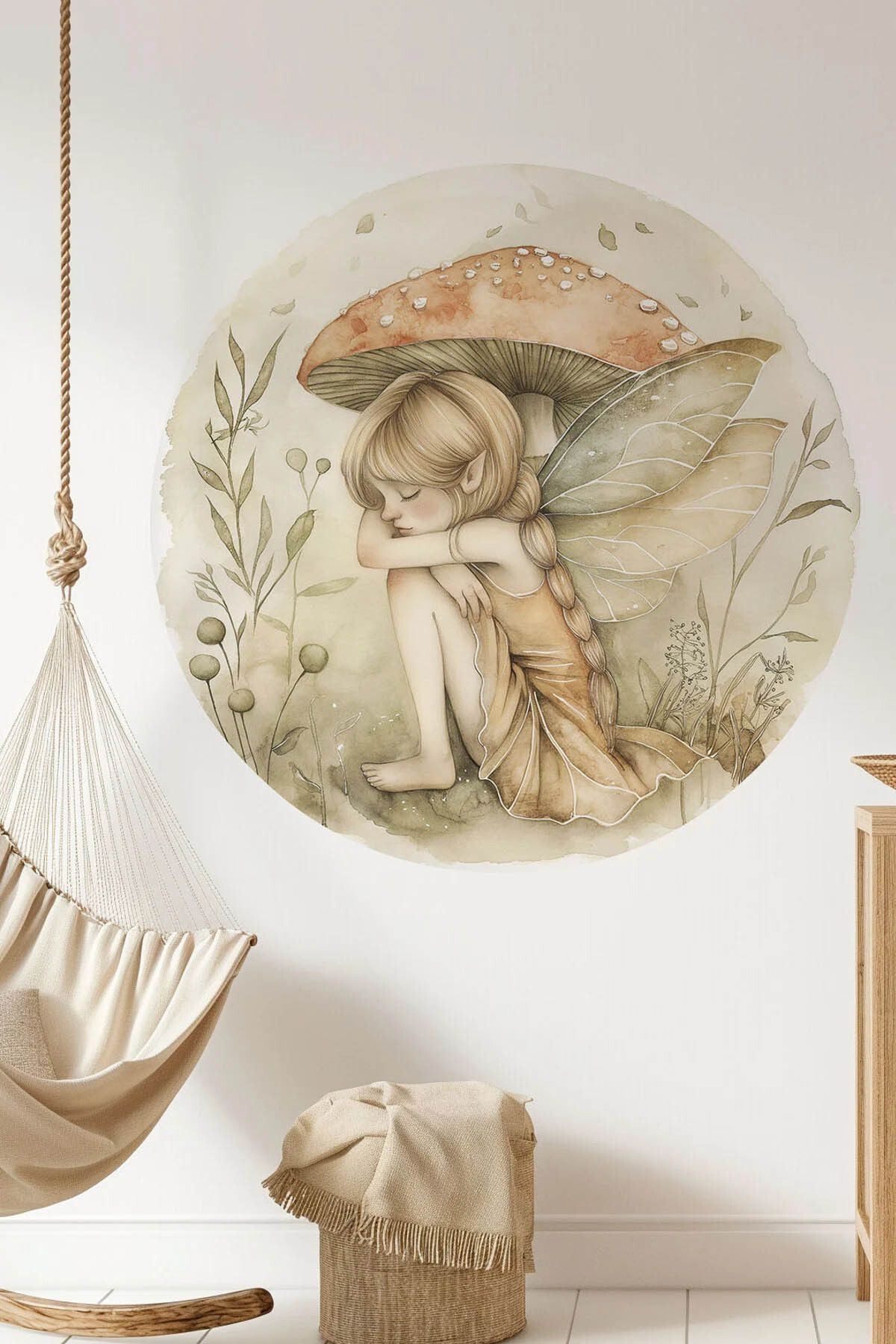 KT Decor Peri Masalı Orman Perileri 5 Farklı Model Çocuk Odası Duvar Sticker