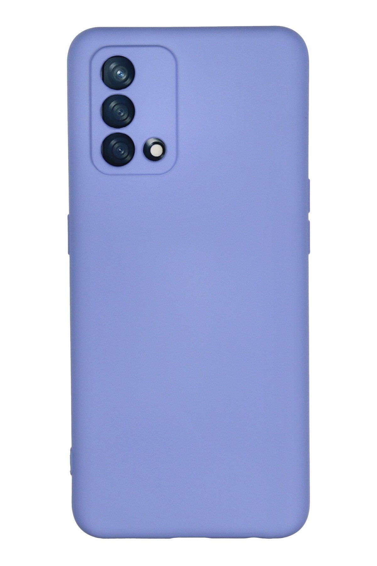 cepmoda Oppo A74 4G Uyumlu  - Cpmd içi kadife Soft-Nano Doku Kapak/Kılıf - LİLA