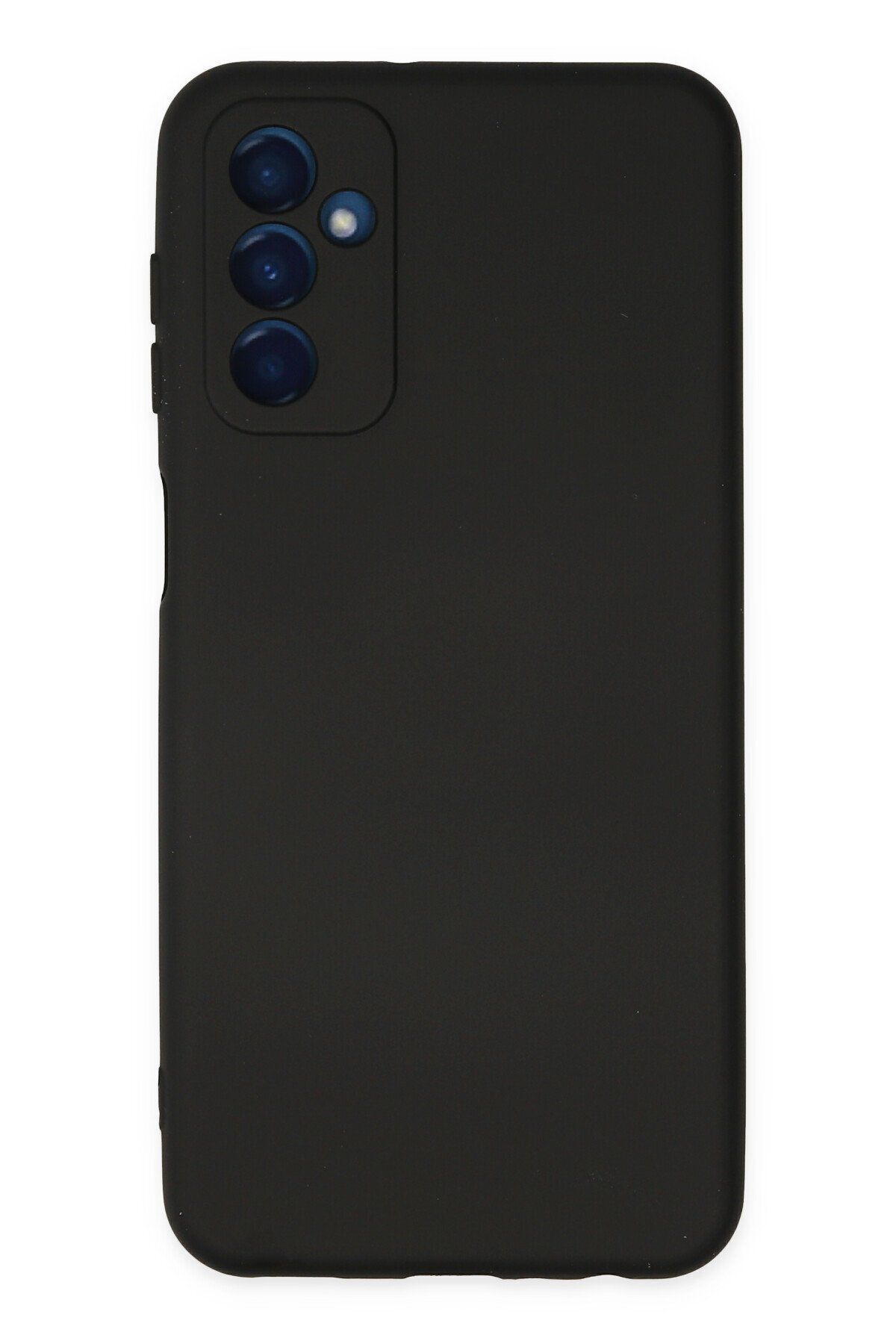 cepmoda Galaxy M13 Uyumlu  - Cpmd içi kadife Soft-Nano Doku Kapak/Kılıf - SİYAH