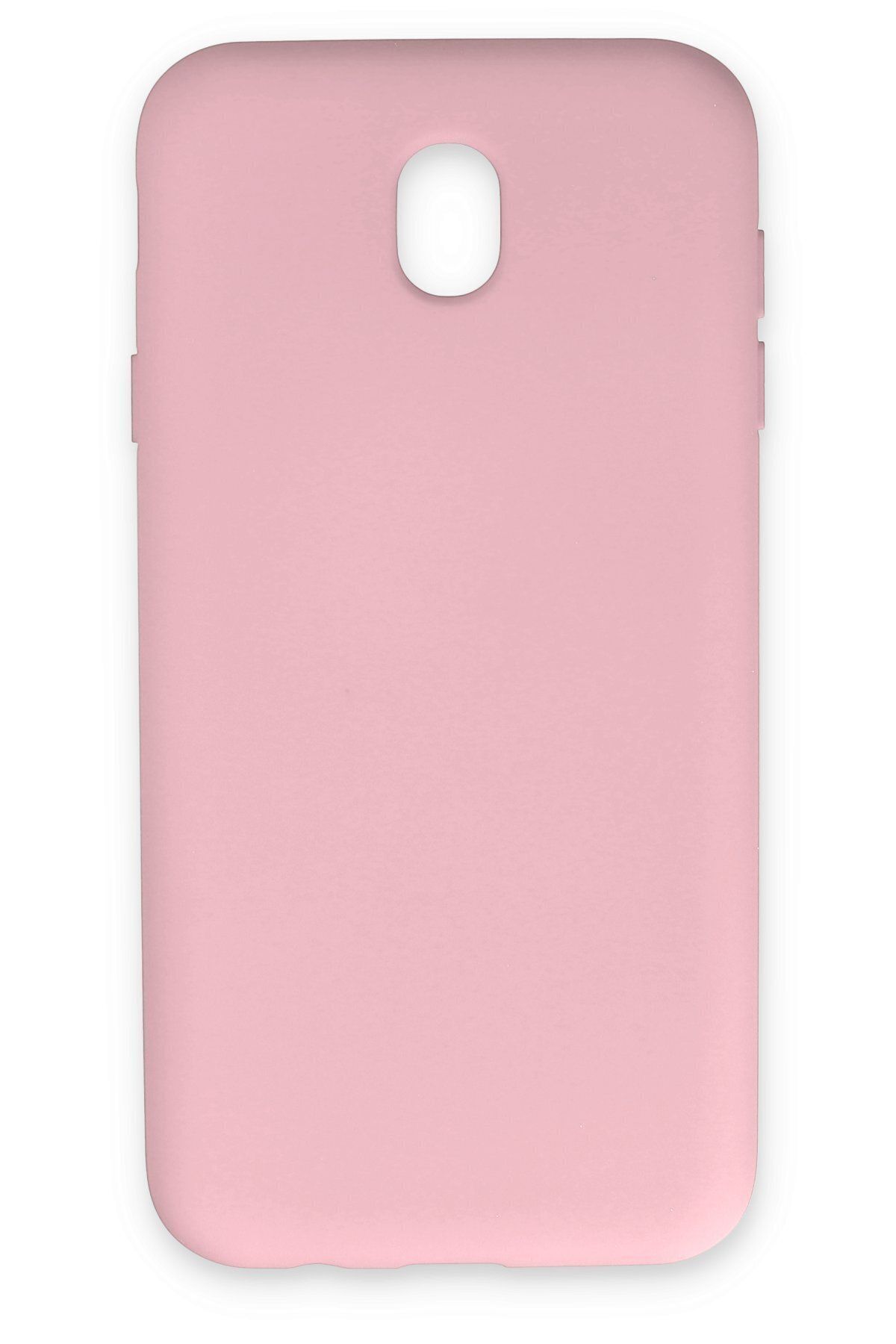 cepmoda Samsung Galaxy J7 Pro Telefon Kılıfı - Lansman, iÇi Süet/Kadife, Soft v2 - PUDRA
