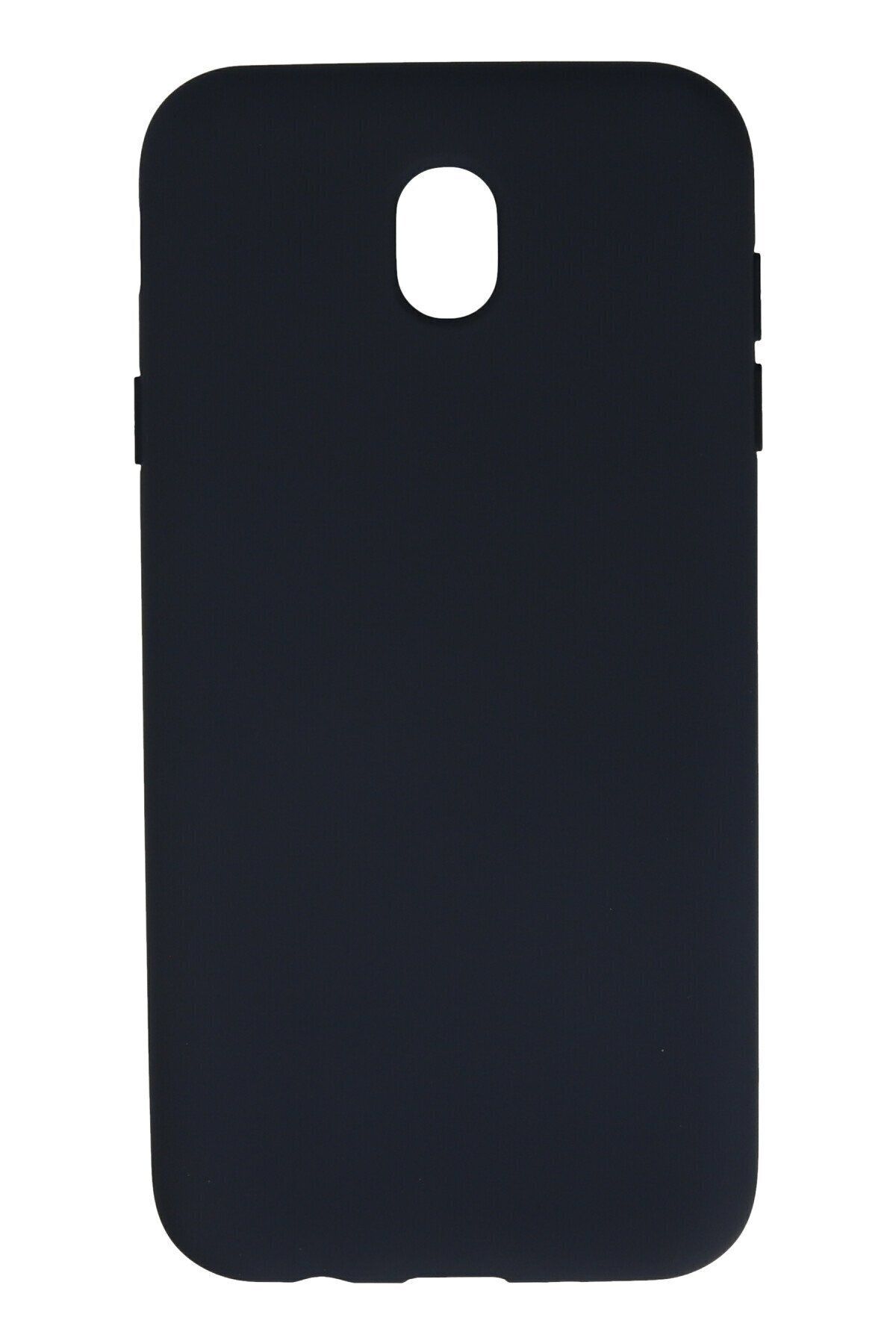 cepmoda Samsung Galaxy J7 Pro Uyumlu Telefon Kılıfı - Lansman, iÇi Süet/Kadife, Soft - LACİVERT
