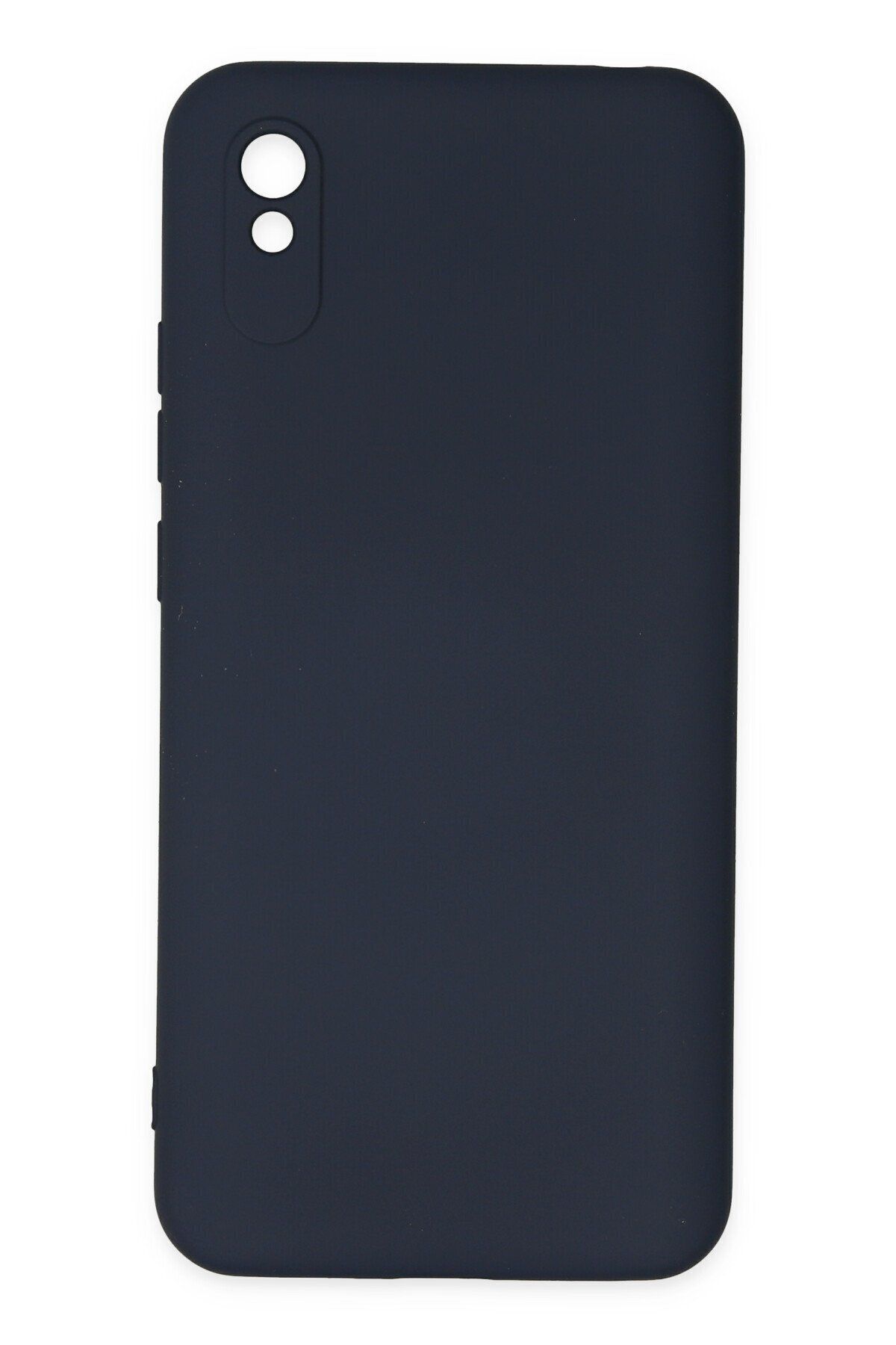 cepmoda Xiaomi Redmi 9A -Uyumlu  Cpmd içi kadife Soft-Nano Doku Kapak/Kılıf - LACİVERT