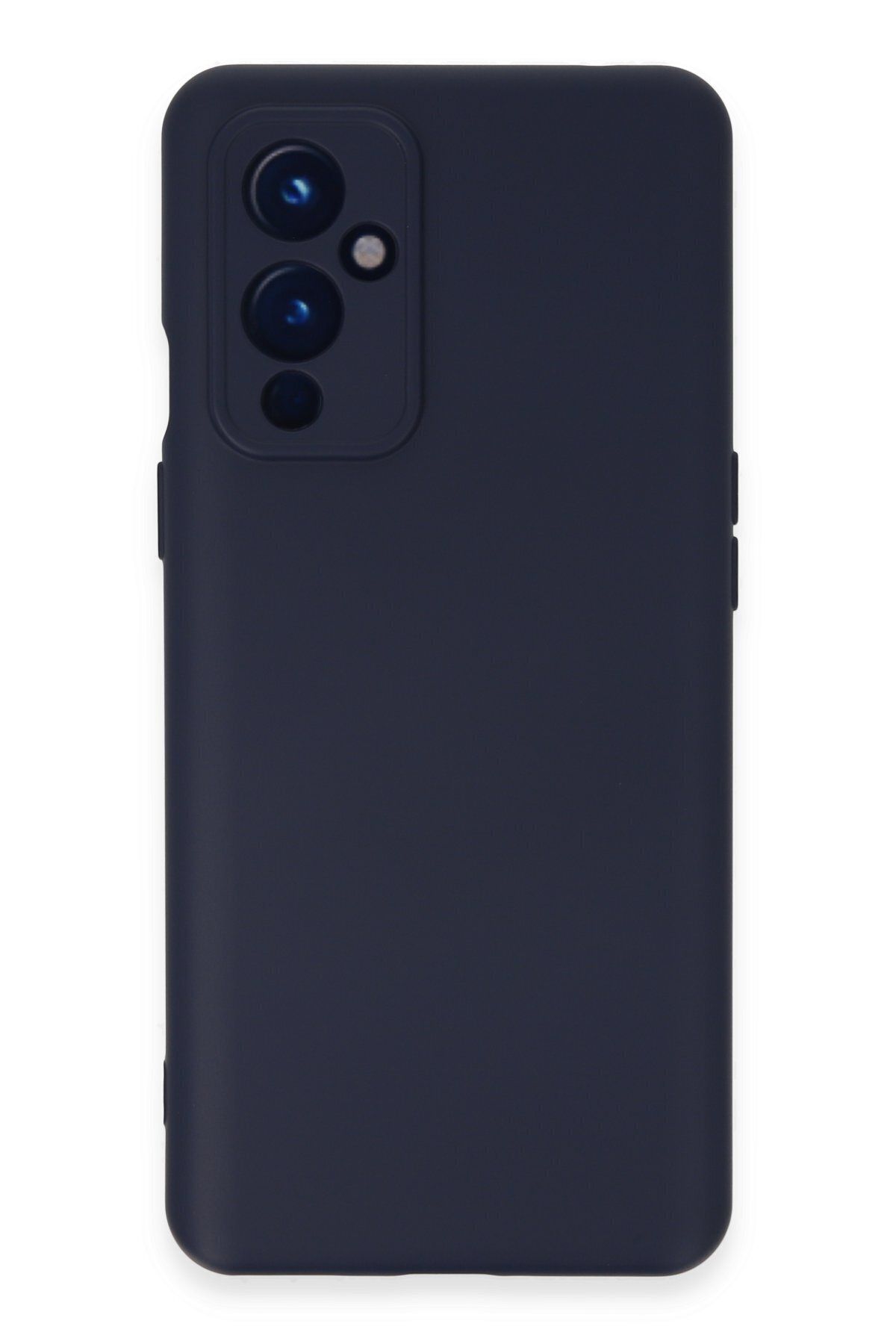 cepmoda One Plus 9 Uyumlu Telefon Kılıfı - Lansman, iÇi Süet/Kadife, Soft - LACİVERT
