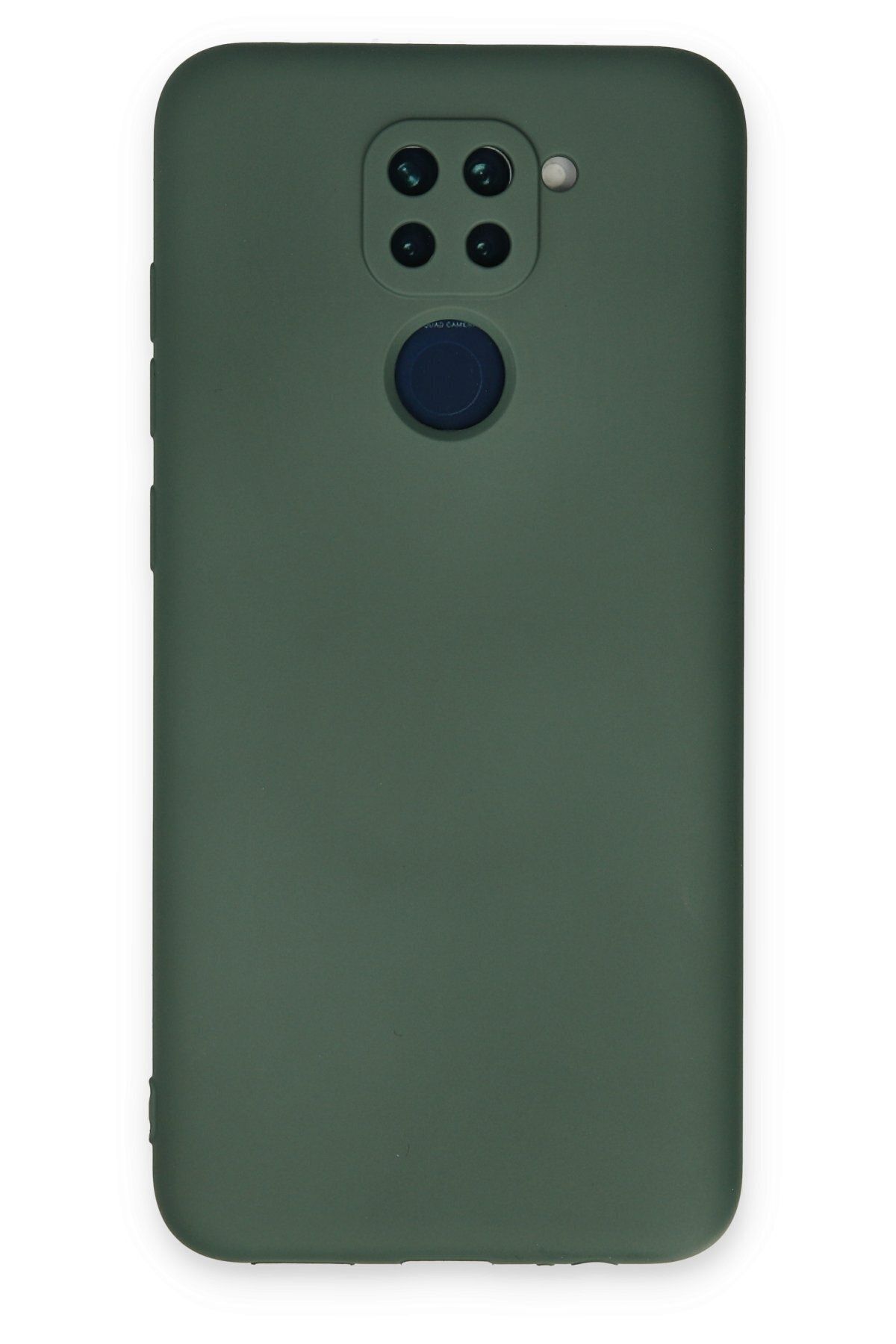 cepmoda Xiaomi Redmi Note 9 Telefon Kılıfı - Lansman, iÇi Süet/Kadife, Soft v2 - KOYU YEŞİL
