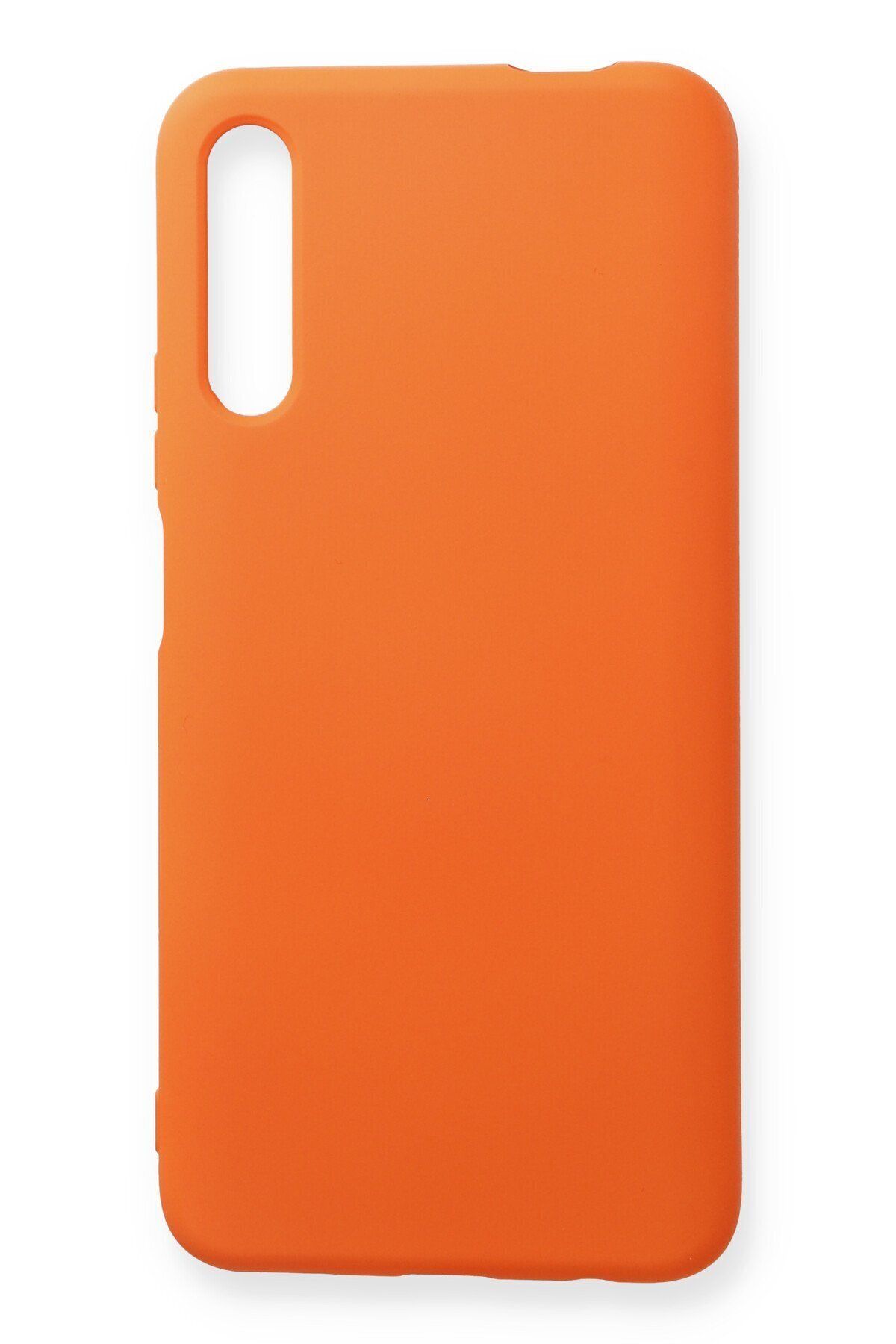cepmoda Huawei P Smart Pro / Y9S Telefon Kılıfı - Lansman, iÇi Süet/Kadife, Soft v2 - TURUNCU