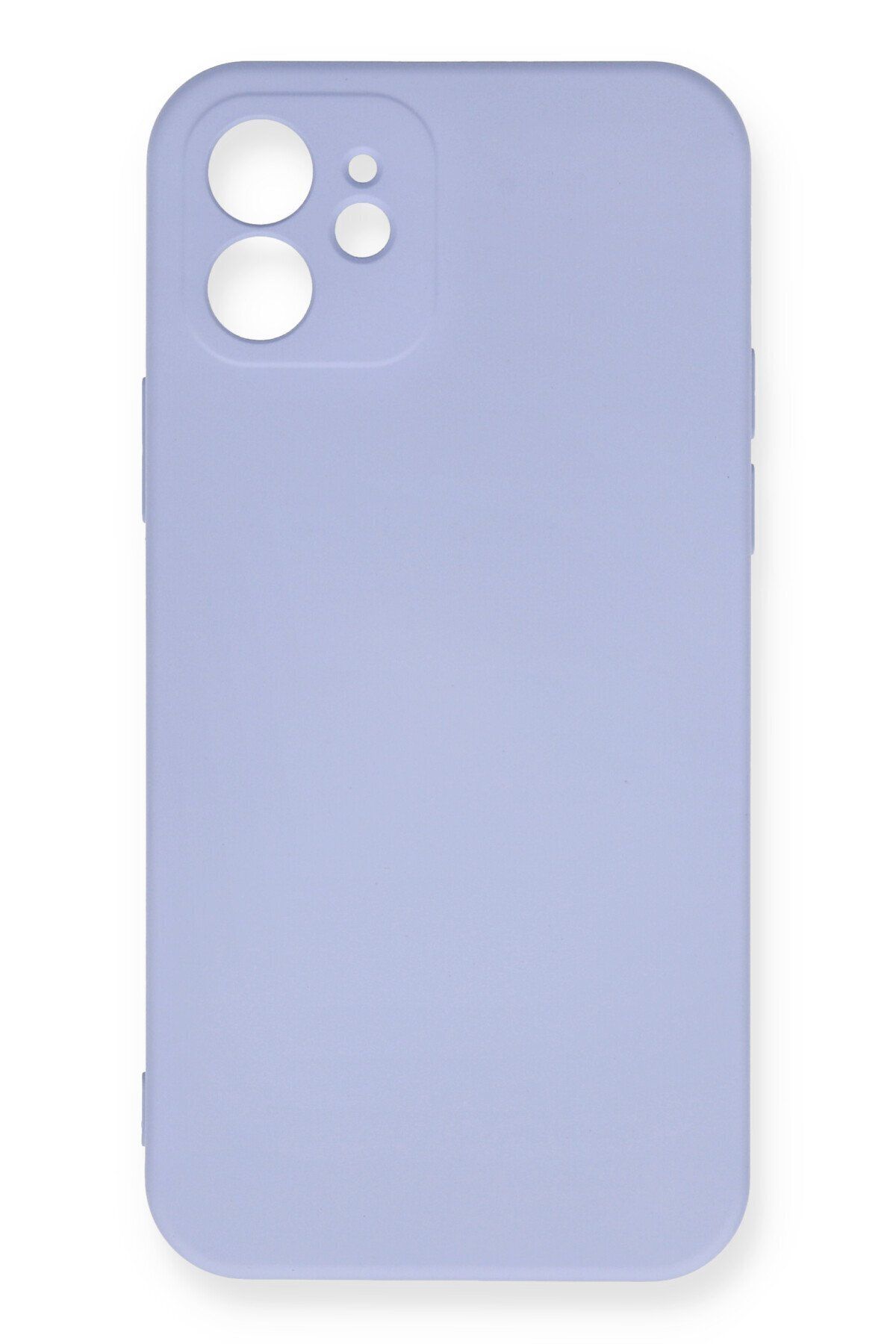 cepmoda iPhone 12 Uyumlu Telefon Kılıfı - Lansman, iÇi Süet/Kadife, Soft - LİLA