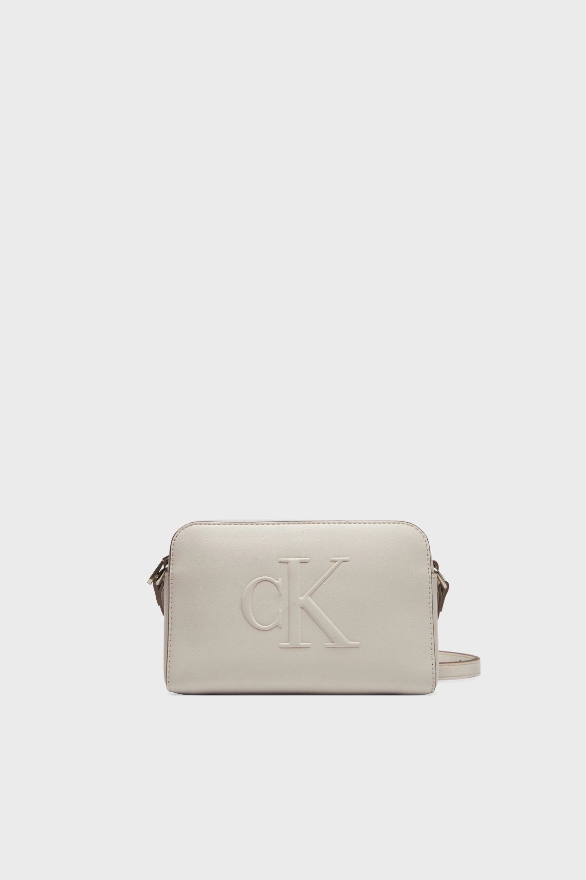 Calvin Klein Kabartma Logolu Ayarlanabilir Askılı Çanta LV04K3036GWGY ÇANTA LV04K3036G WGY