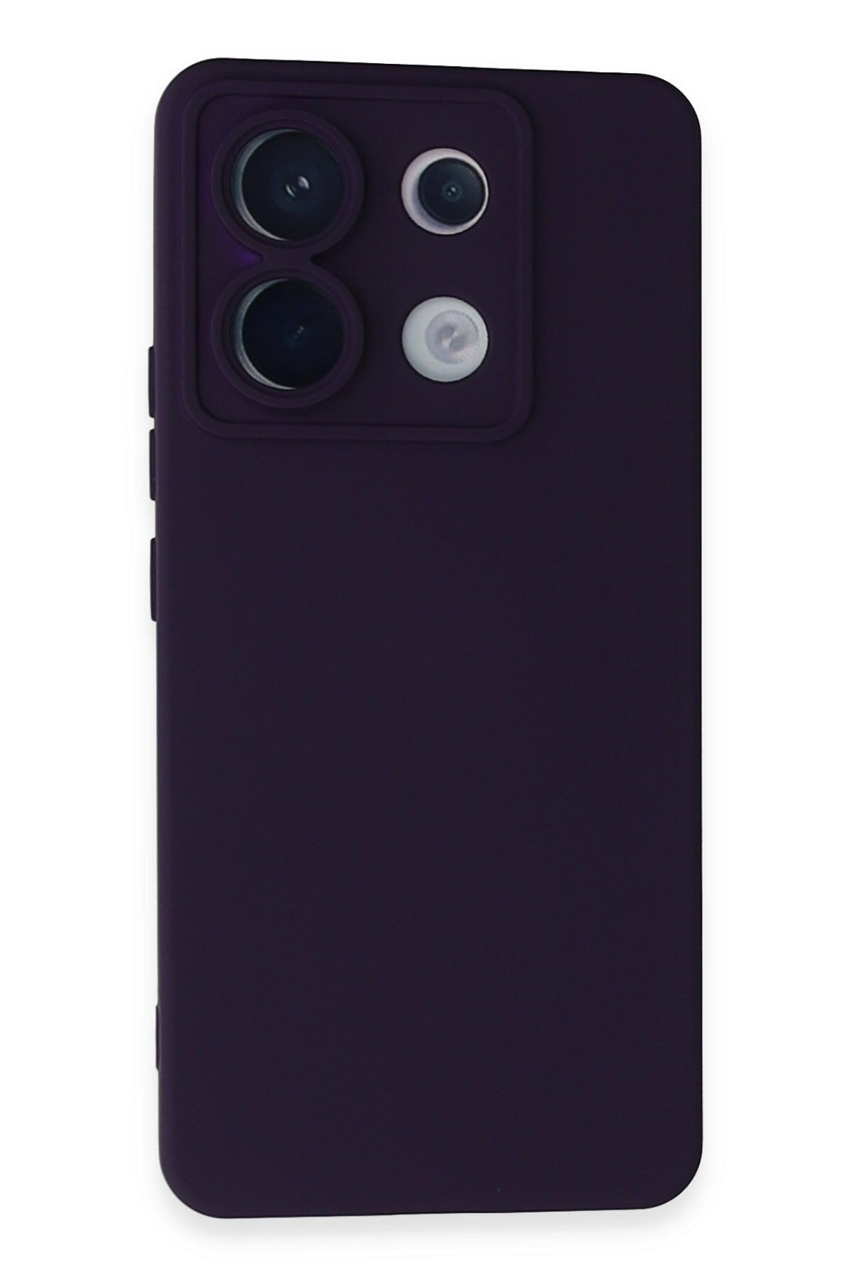 cepmoda Xiaomi Redmi Note 13 PRO 5G - Cpmd içi kadife Soft-Nano Doku Kapak/Kılıf - MOR uyumlu