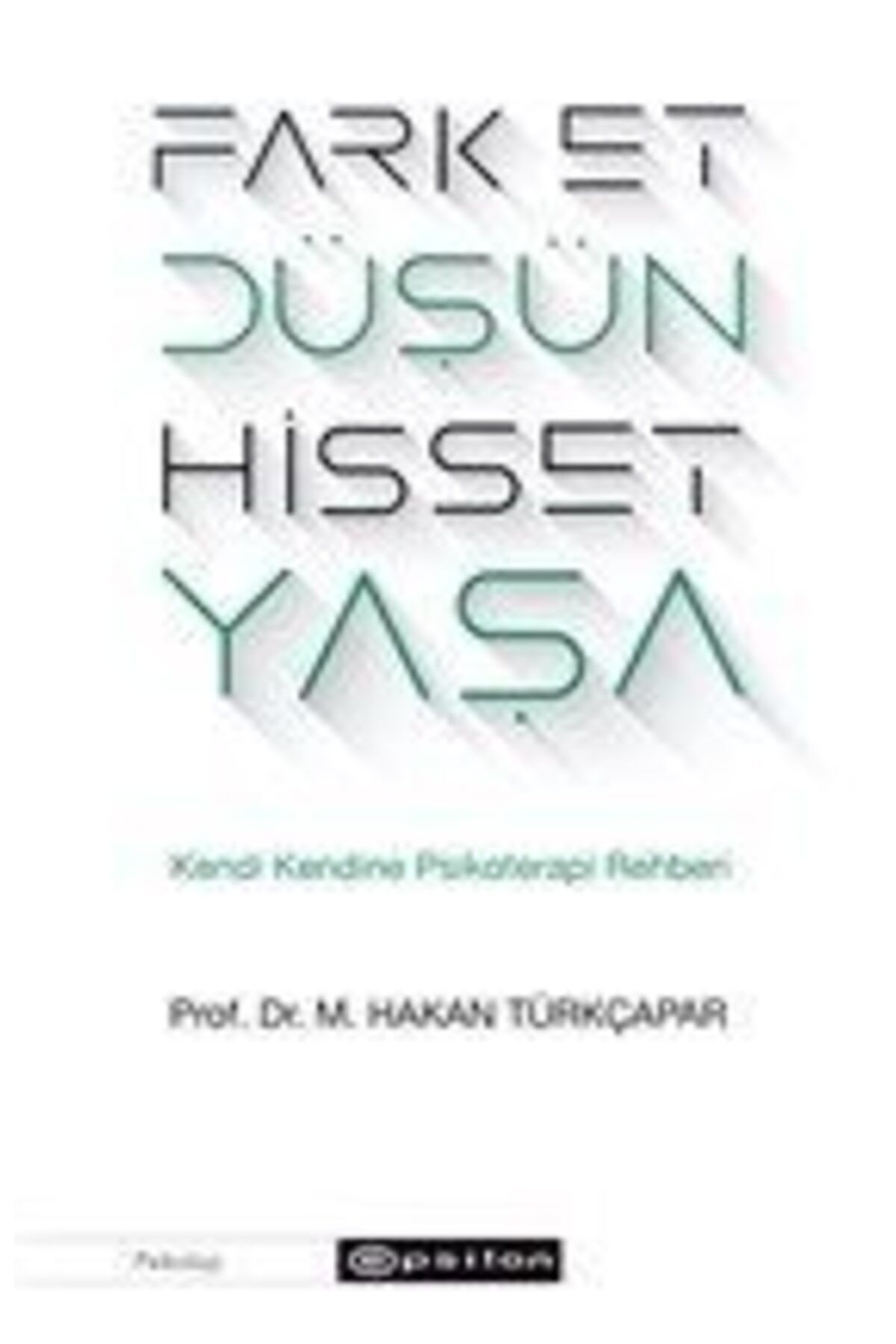 Karatay Yayınları Fark Et Düşün Hisset Yaşa Kendi Kendine Psikoterapi Rehberi