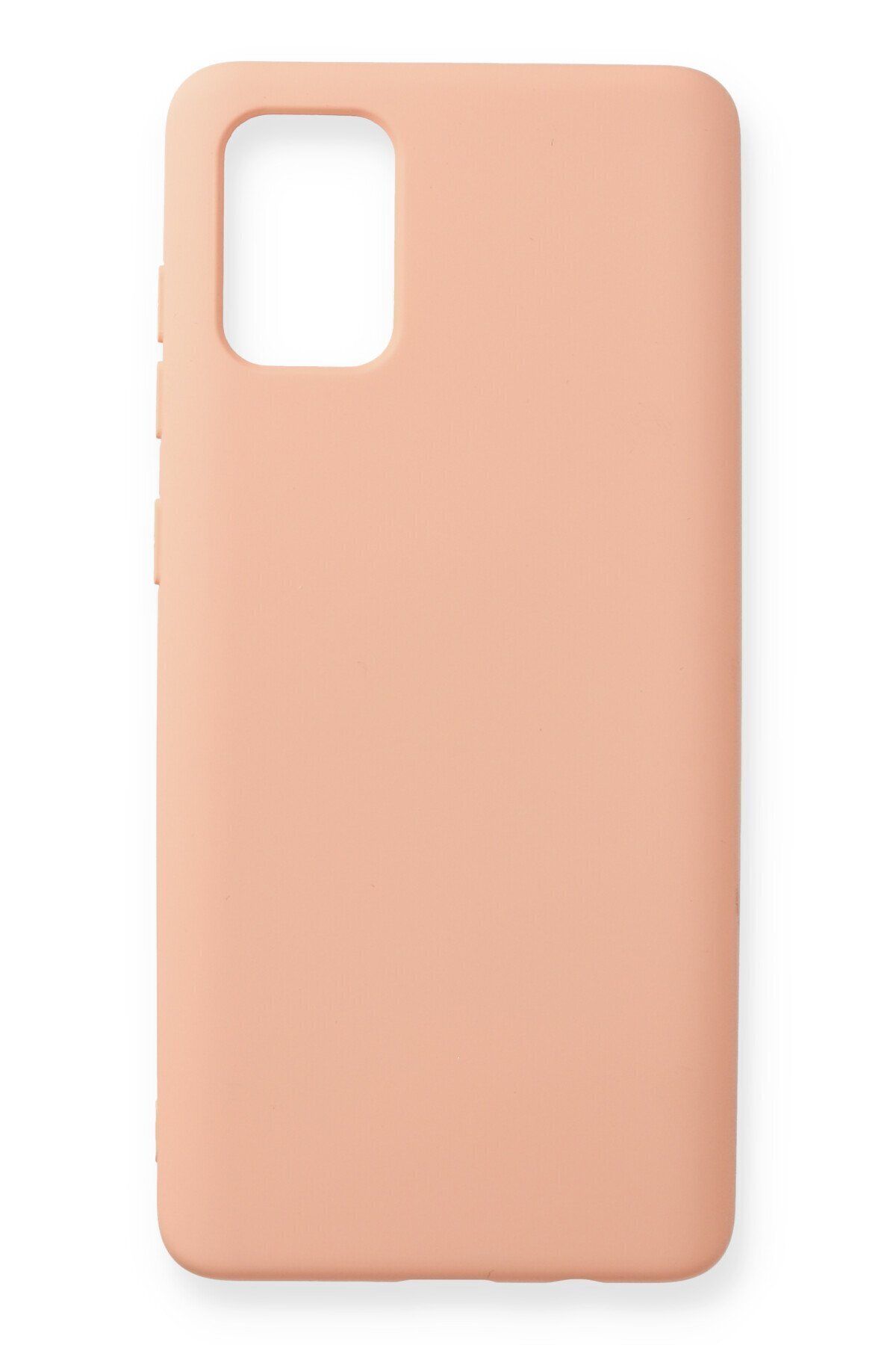 cepmoda Samsung Galaxy A71 Uyumlu Telefon Kılıfı - Lansman, iÇi Süet/Kadife, Soft - PUDRA
