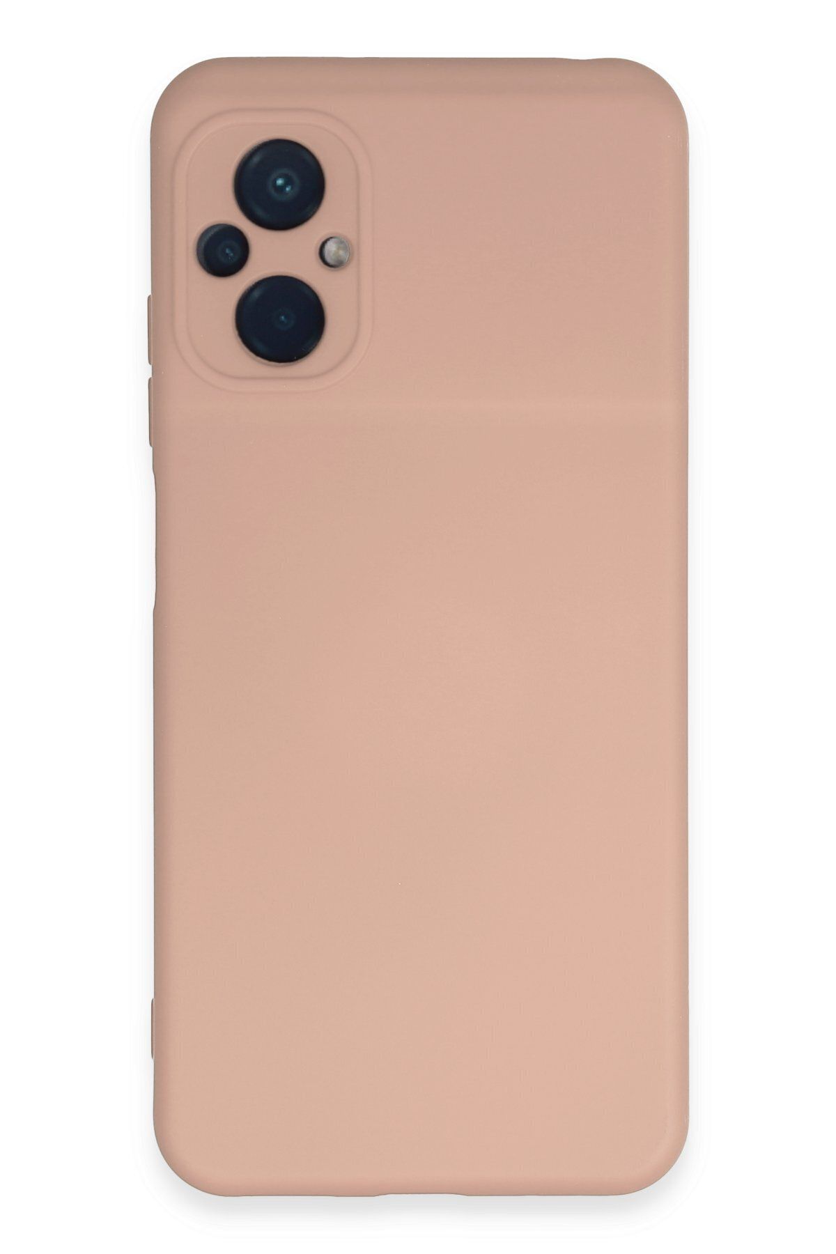cepmoda Xiaomi Poco M5 Uyumlu Telefon Kılıfı - Lansman, iÇi Süet/Kadife, Soft - PUDRA