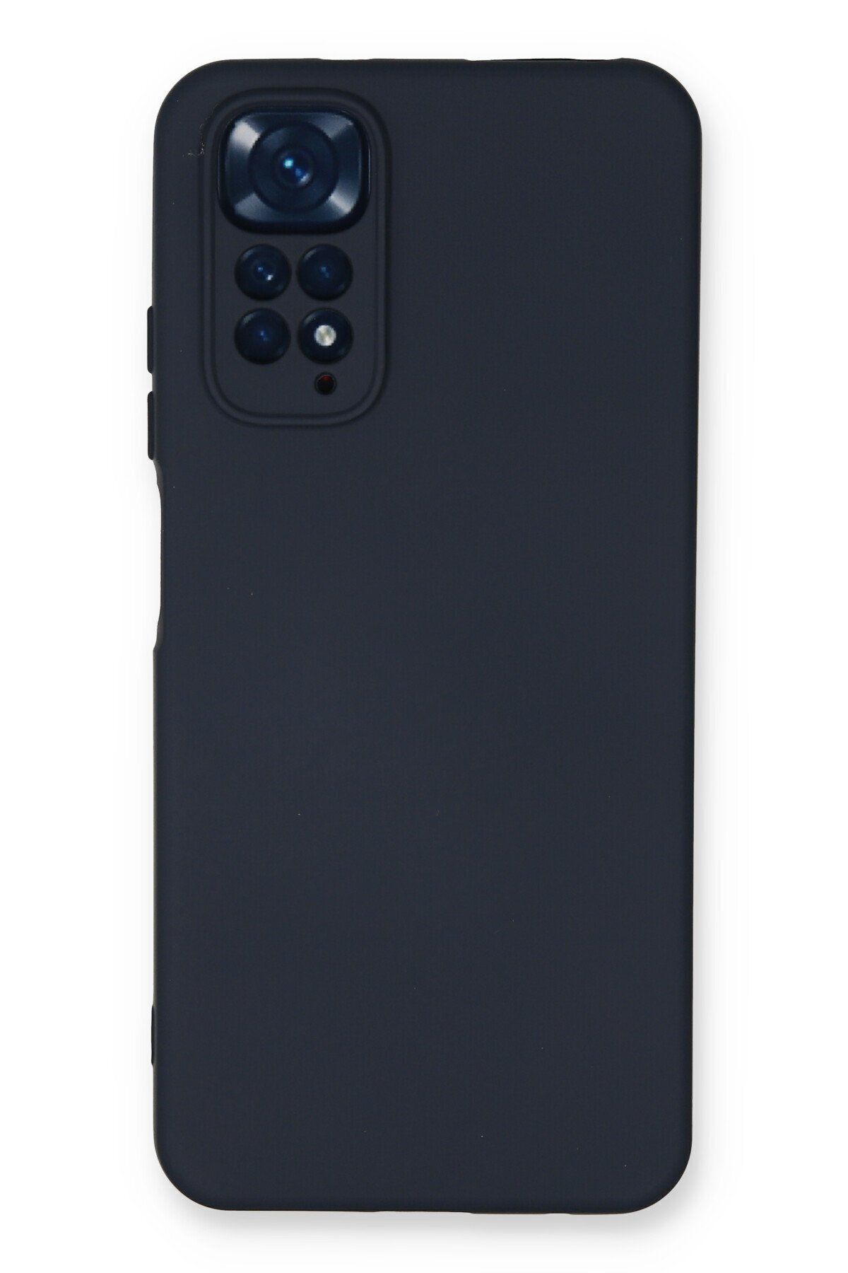 cepmoda Xiaomi Redmi Note 11S - Cpmd içi kadife Soft-Nano Doku Kapak/Kılıf - LACİVERT