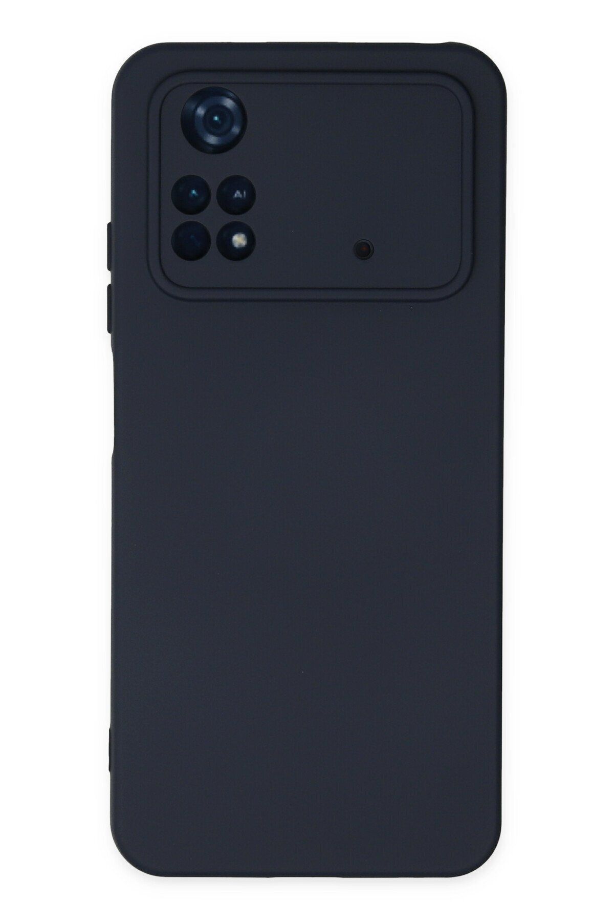 cepmoda Xiaomi POCO M4 PRO (4G) - Cpmd içi kadife Soft-Nano Doku Kapak/Kılıf - LACİVERT