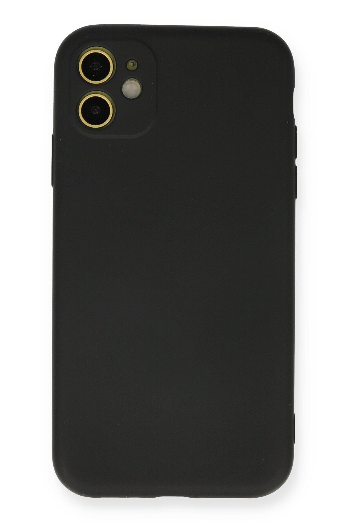 cepmoda iPhone 11 Uyumlu Telefon Kılıfı - Lansman, iÇi Süet/Kadife, Soft - SİYAH
