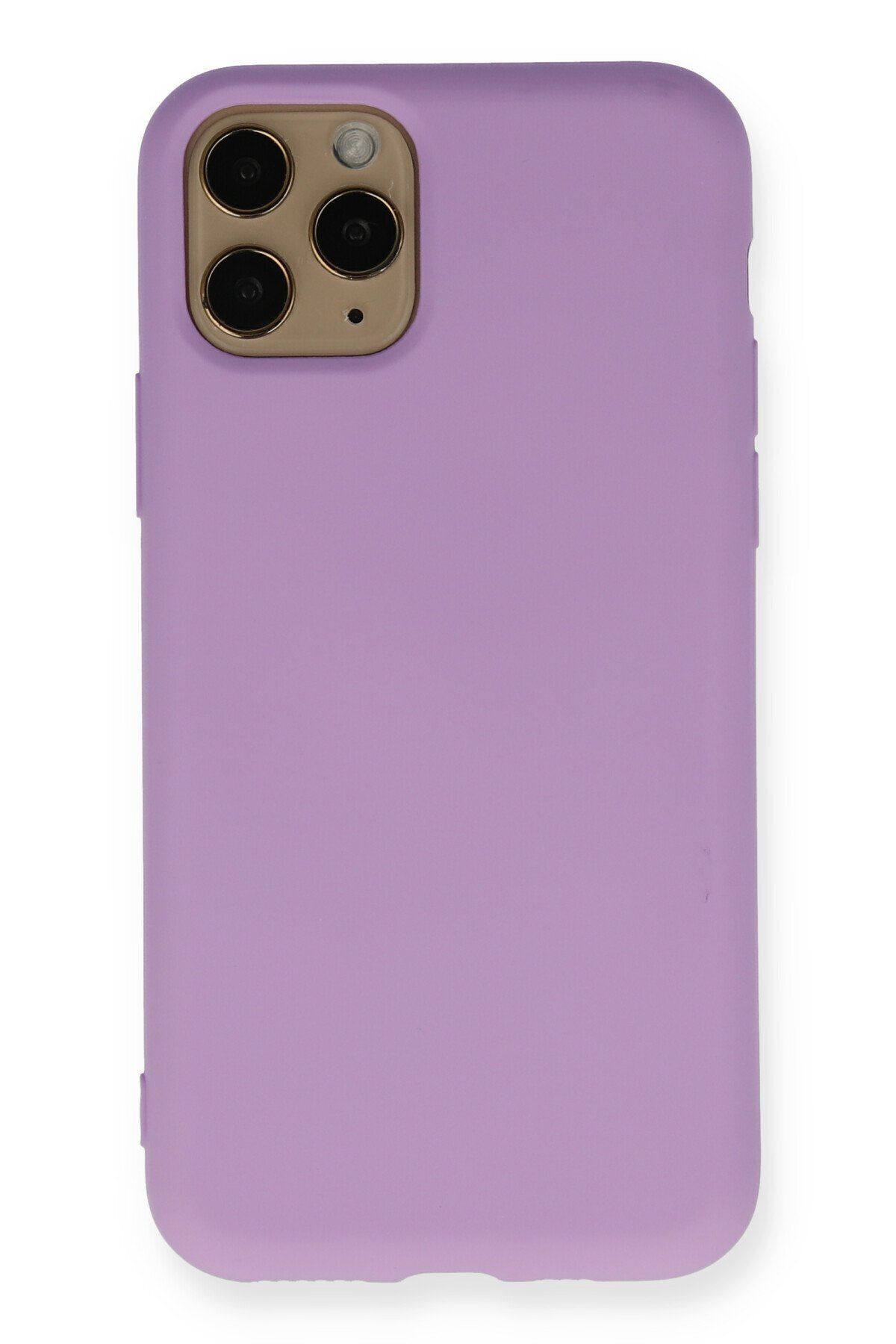 cepmoda iPhone 11 Pro Uyumlu Telefon Kılıfı - Lansman, iÇi Süet/Kadife, Soft - LİLA