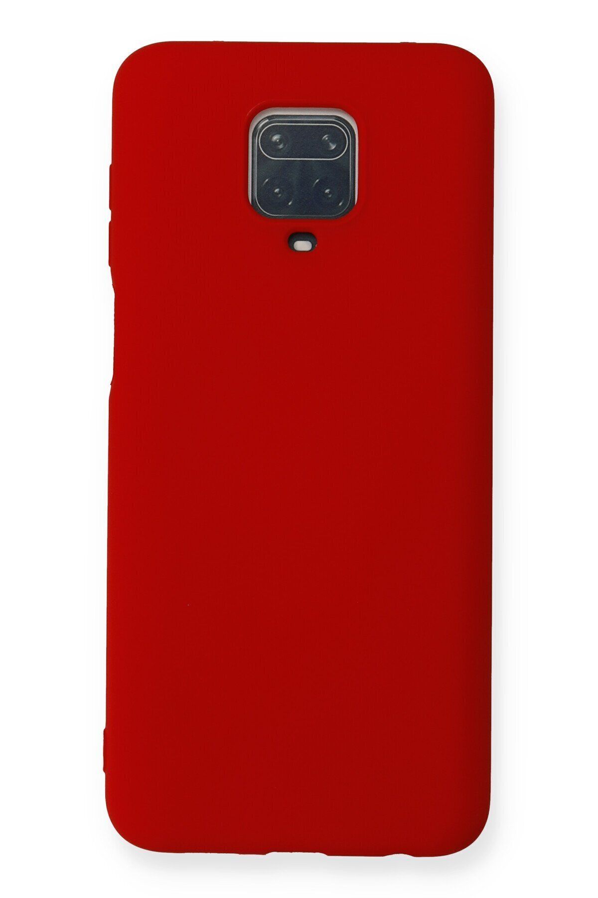 cepmoda Xiaomi Redmi Note 9 Pro Uyumlu - Cpmd içi kadife Soft-Nano Doku Kapak/Kılıf - KIRMIZI