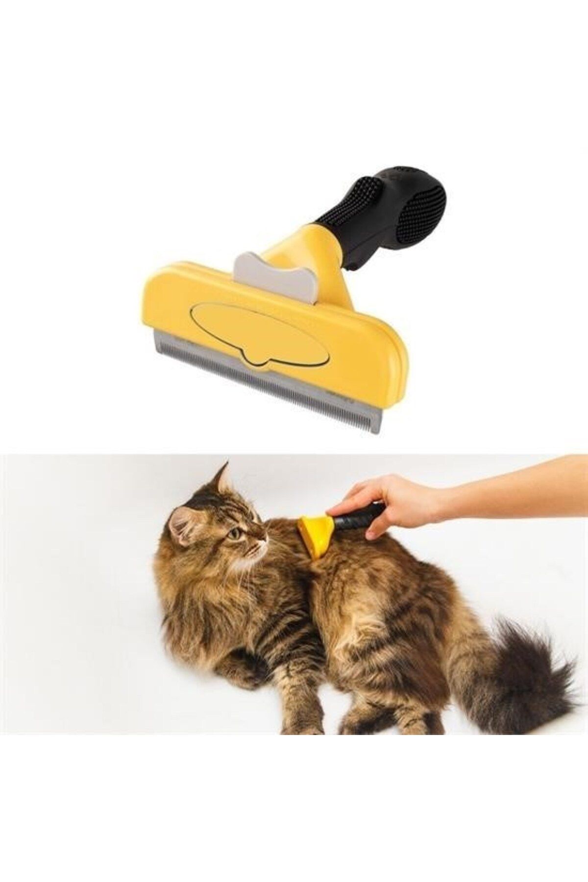 ForWhat Büro Ev Evcil Hayvanı için Kısa Tüylü Köpek Tüy Toplayıcı Geniş Tarak