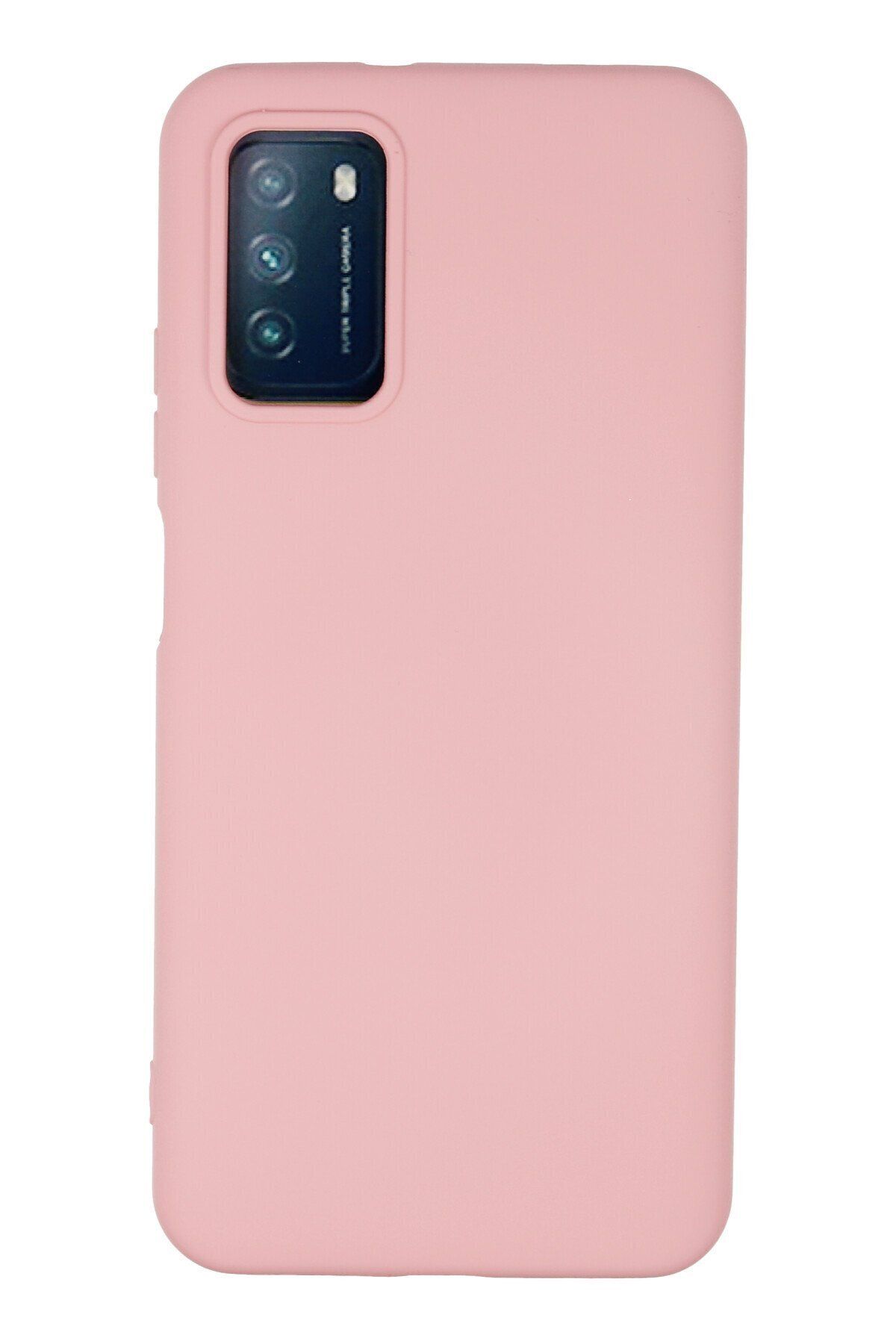 cepmoda Xiaomi Pocophone M3 Uyumlu Telefon Kılıfı - Lansman, iÇi Süet/Kadife, Soft - PUDRA