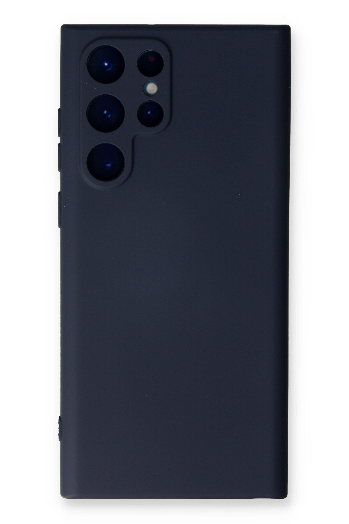 cepmoda Galaxy S23 Ultra - Cpmd içi kadife Soft-Nano Doku Kapak/Kılıf - LACİVERT Uyumlu