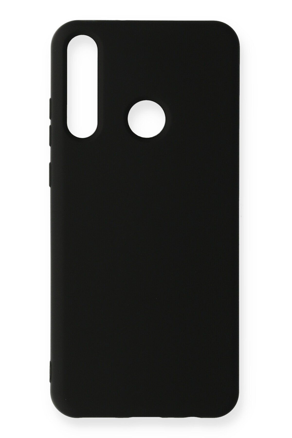 cepmoda Huawei Y6P Uyumlu - Cpmd içi kadife Soft-Nano Doku Kapak/Kılıf - SİYAH