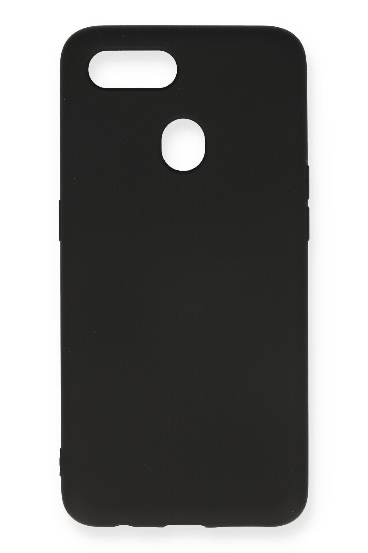 cepmoda Oppo A12 Uyumlu Telefon Kılıfı - Lansman, iÇi Süet/Kadife, Soft - SİYAH