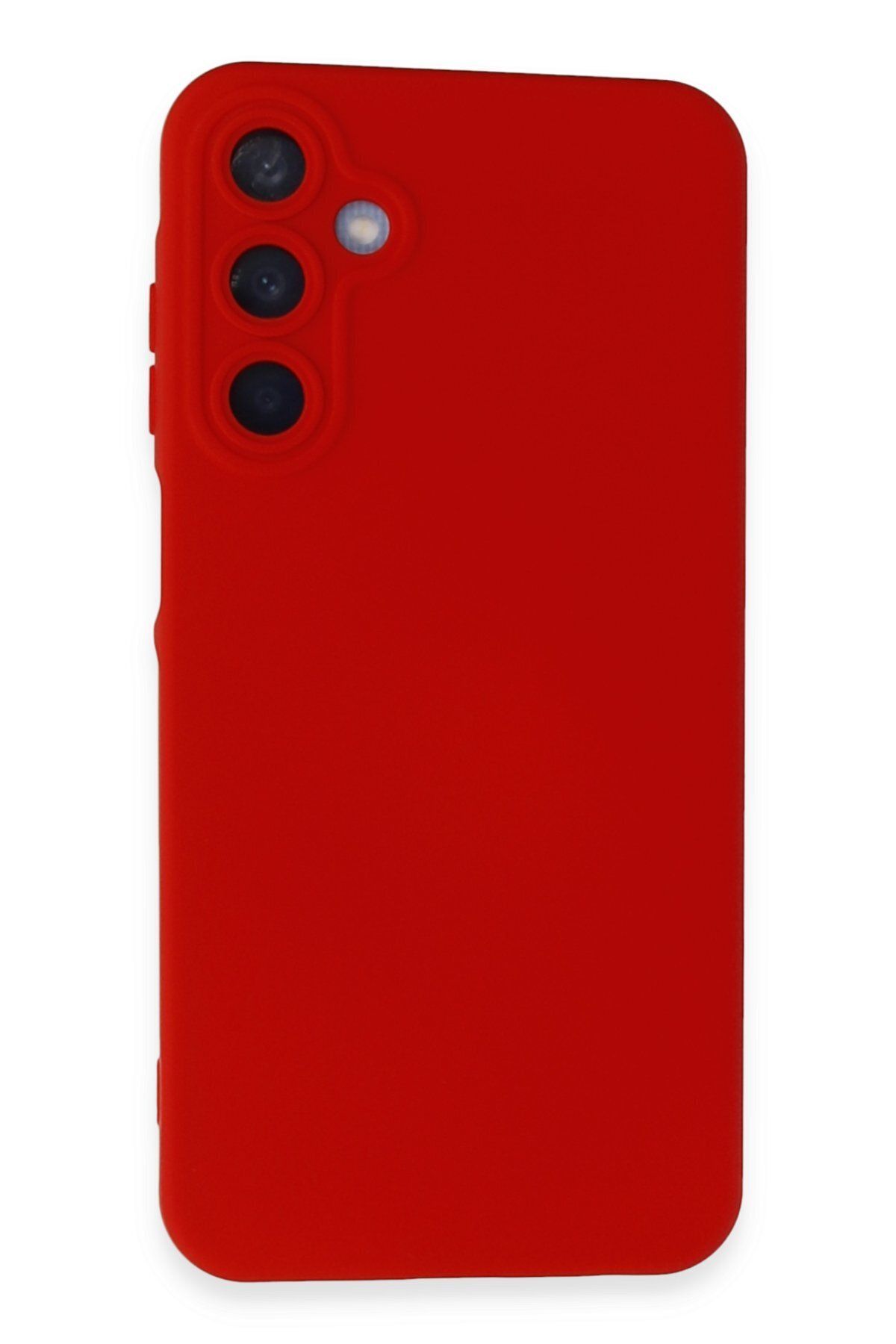 cepmoda Galaxy A05sUyumlu - Cpmd içi kadife Soft-Nano Doku Kapak/Kılıf - KIRMIZI
