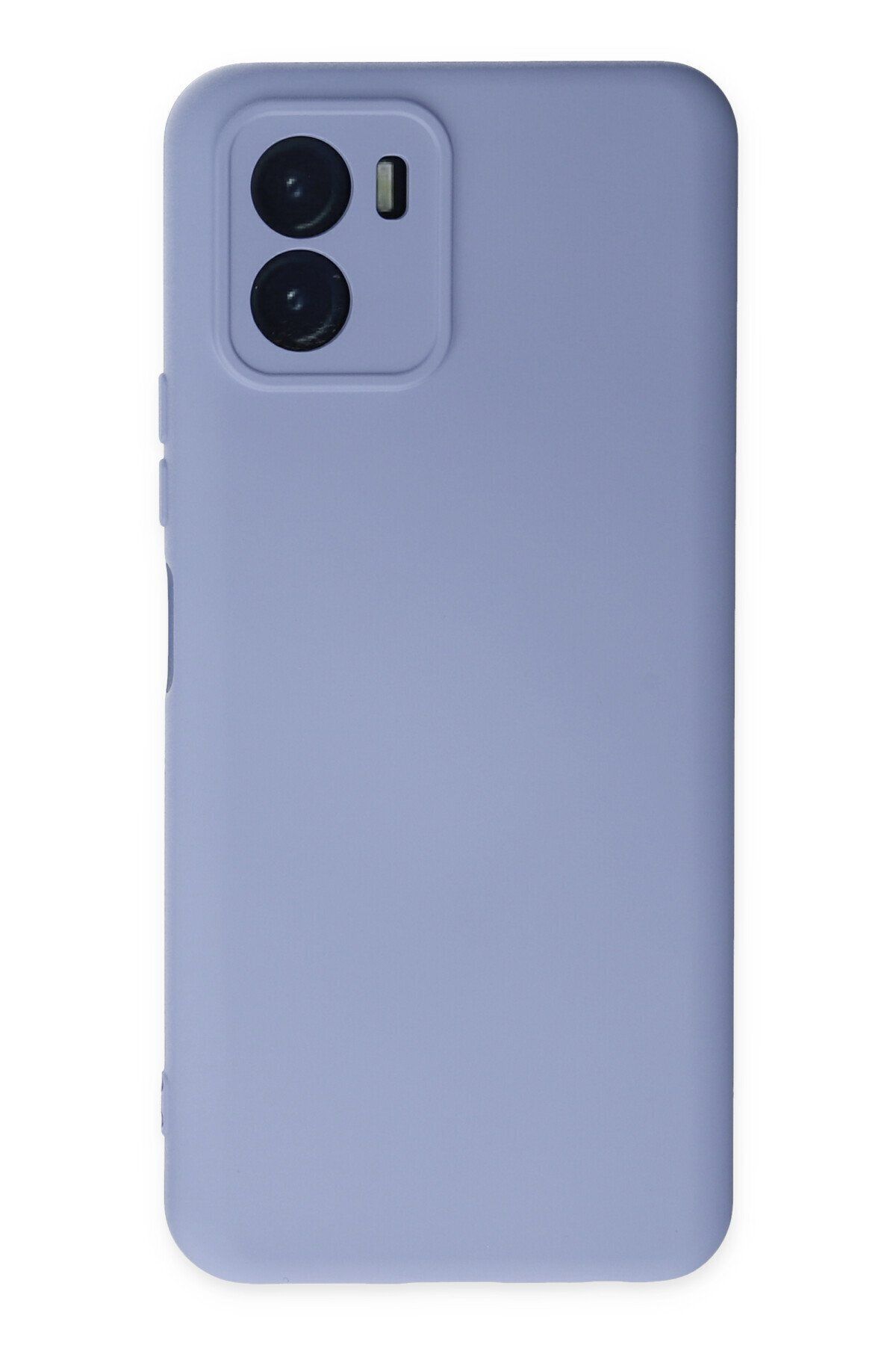cepmoda Vivo Y15S  Uyumlu - Cpmd içi kadife Soft-Nano Doku Kapak/Kılıf - LİLA