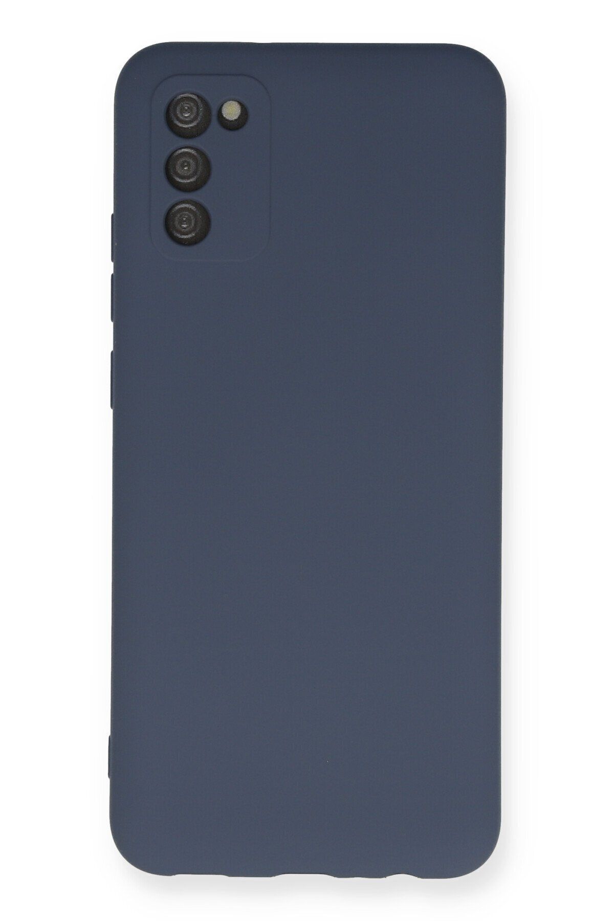 cepmoda Samsung Galaxy A03S Telefon Kılıfı - Lansman, iÇi Süet/Kadife, Soft v2 - GRİ