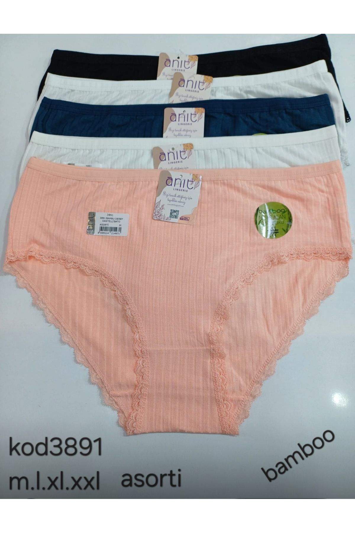 Özten Özten % 100 nefes alan bambu 5 li külot
