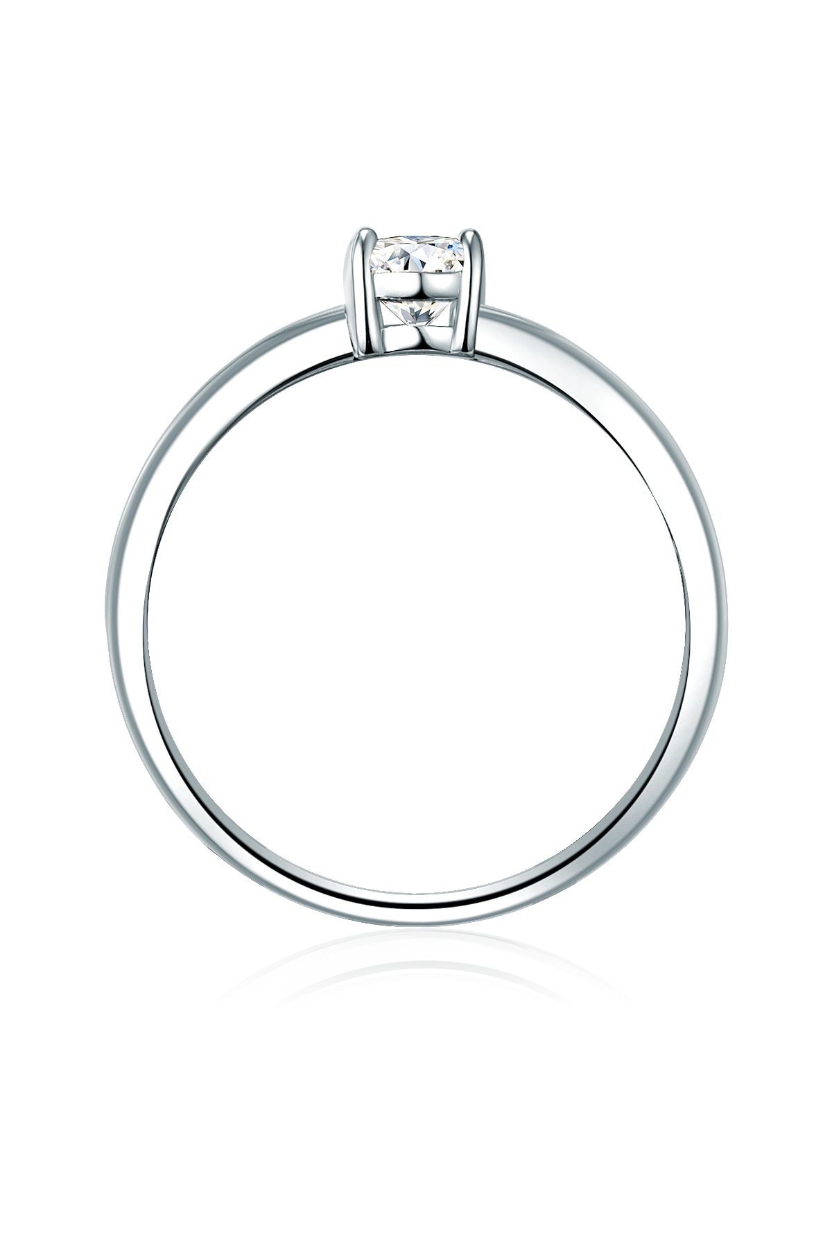 Trilani-Silberring Ring Sterling Silber Zirkonia Weiß 2