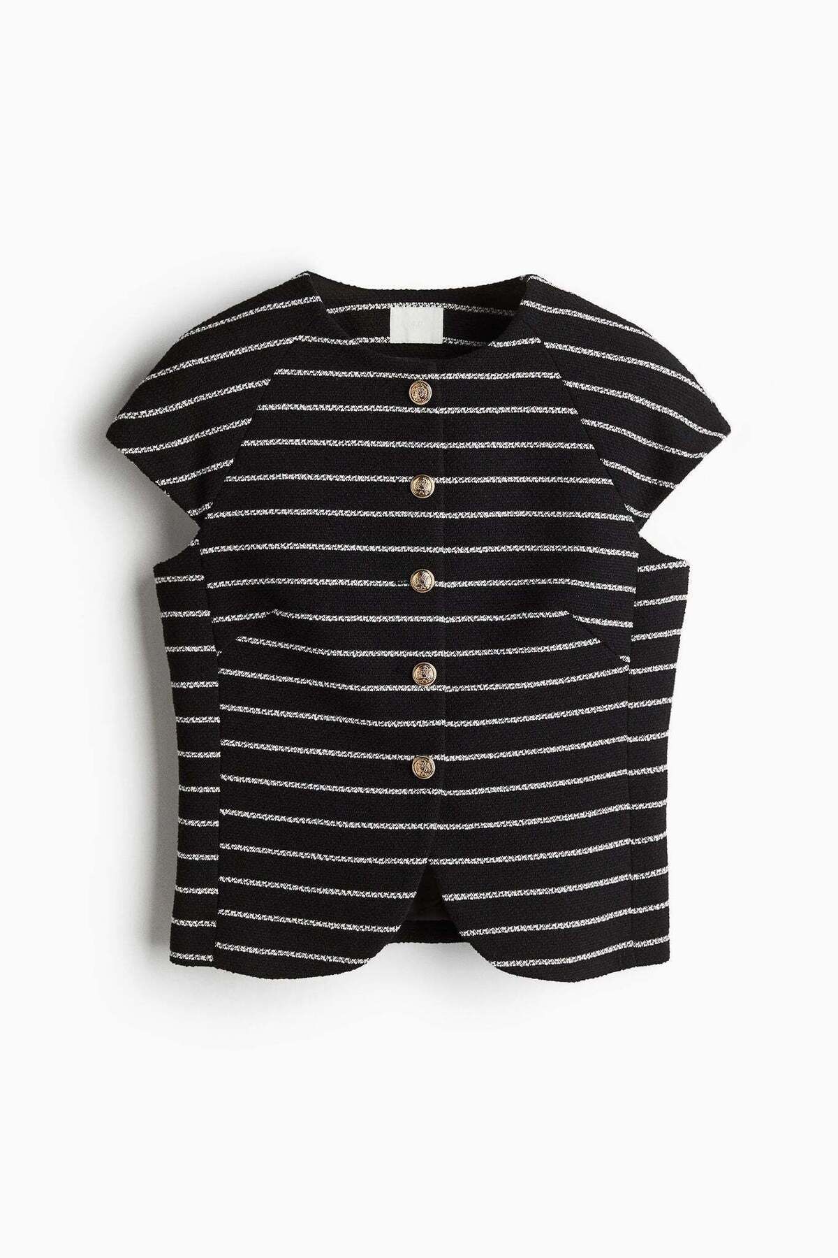 H&M-Button-front top 2
