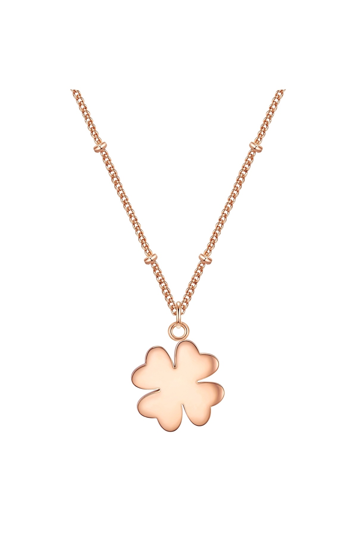 eastside-Edelstahlhalskette Kette mit Anhänger Edelstahl roségold 1