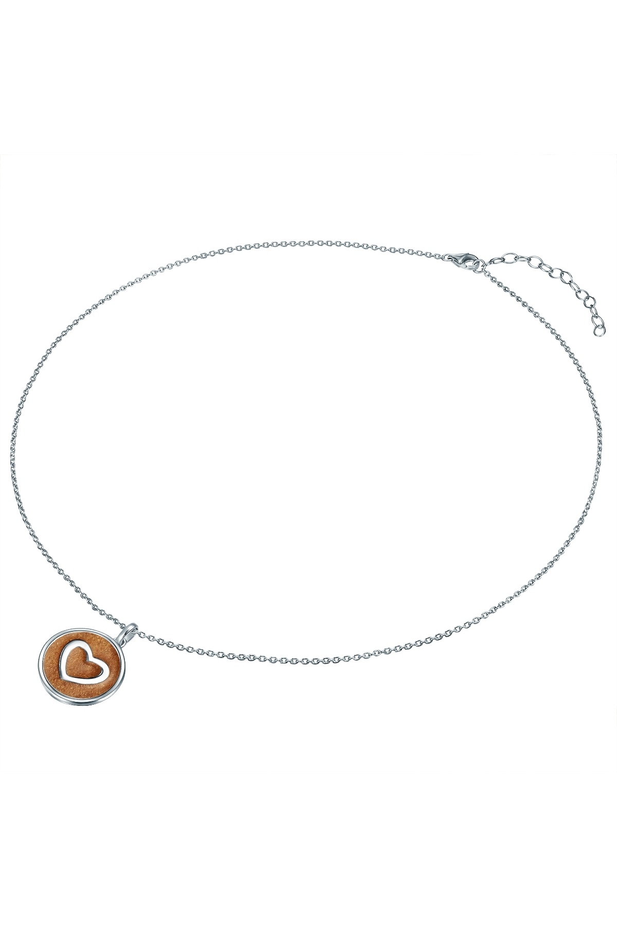 STRANDGLÜCK-Silberhalskette Kette mit Anhänger Sterling Silber Sand 3