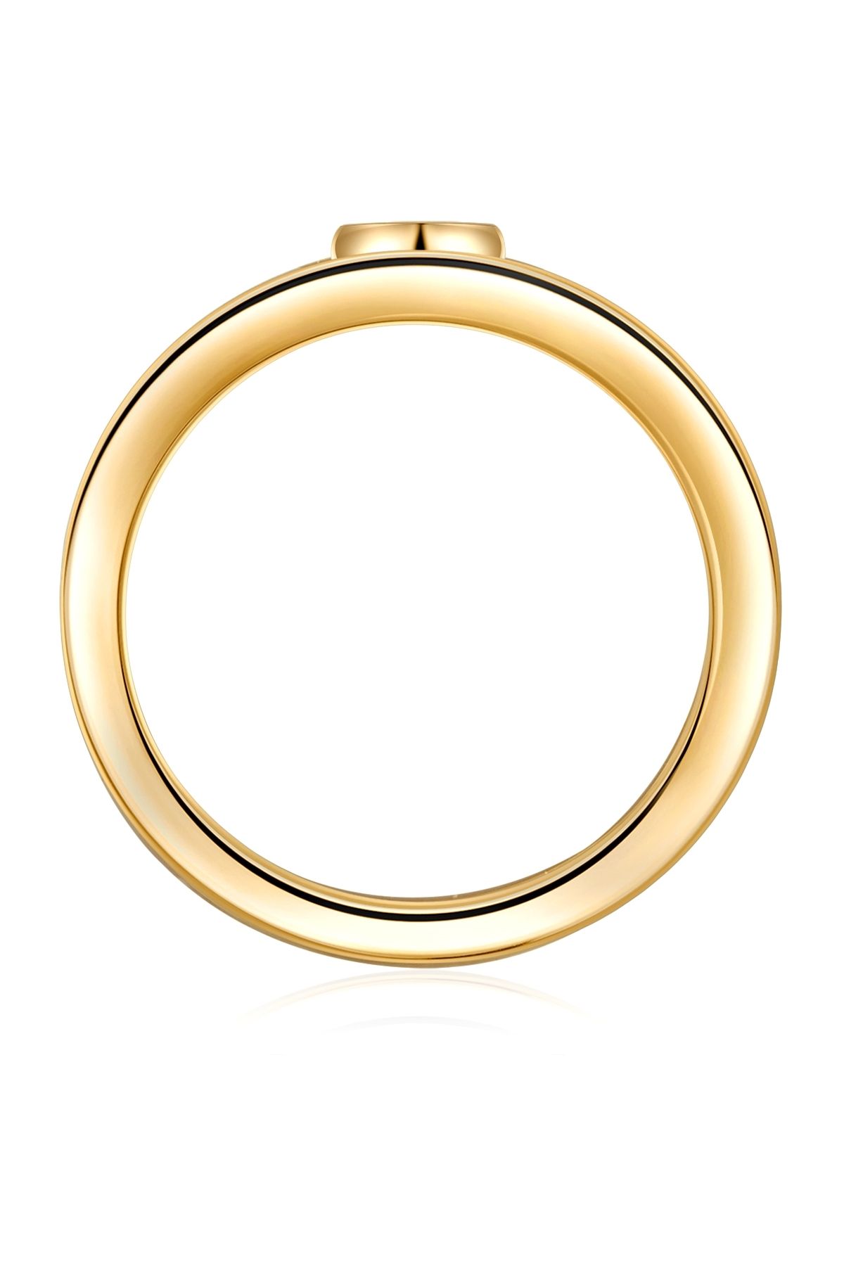Lulu & Jane-Ring Mit Kristallen Von Swarovski® Ring Gelbgold Verziert Mit Kristallen Von Swarovski® Weiß 2