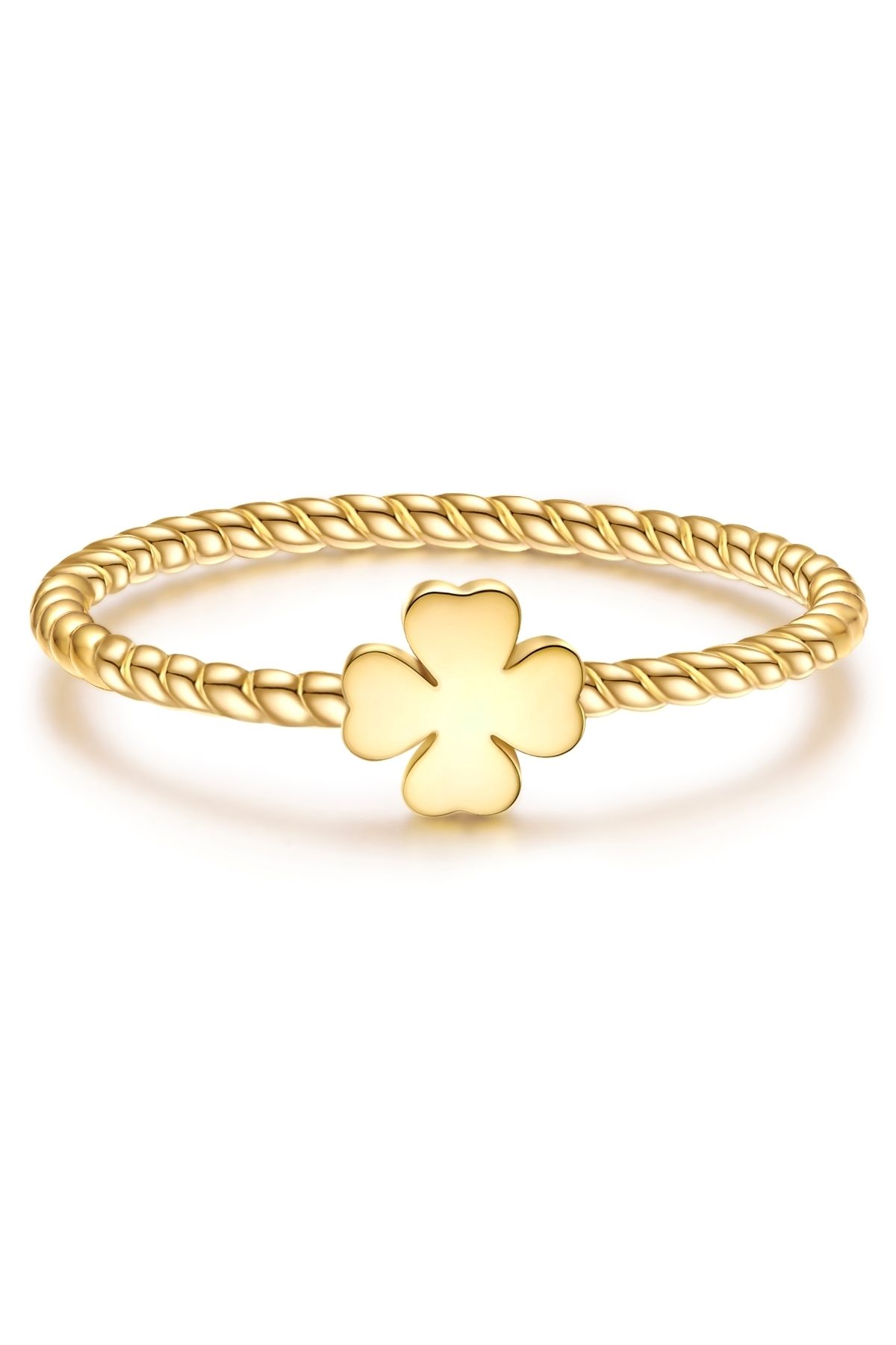 Glanzstücke München-Silberring Ring Sterling Silber Gelbgold 1