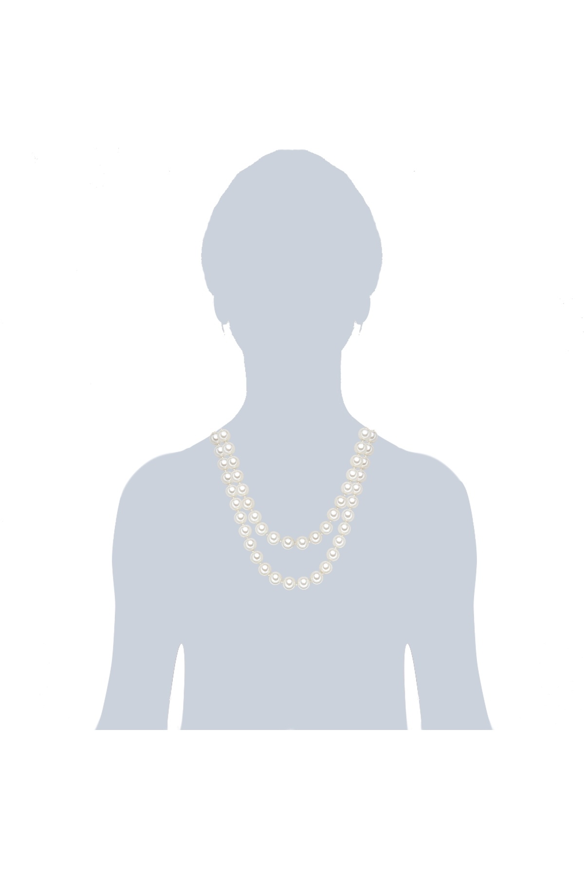 Rafaela Donata-Perlenhalskette Kette Sterling Silber Muschelkernperle weiß 3